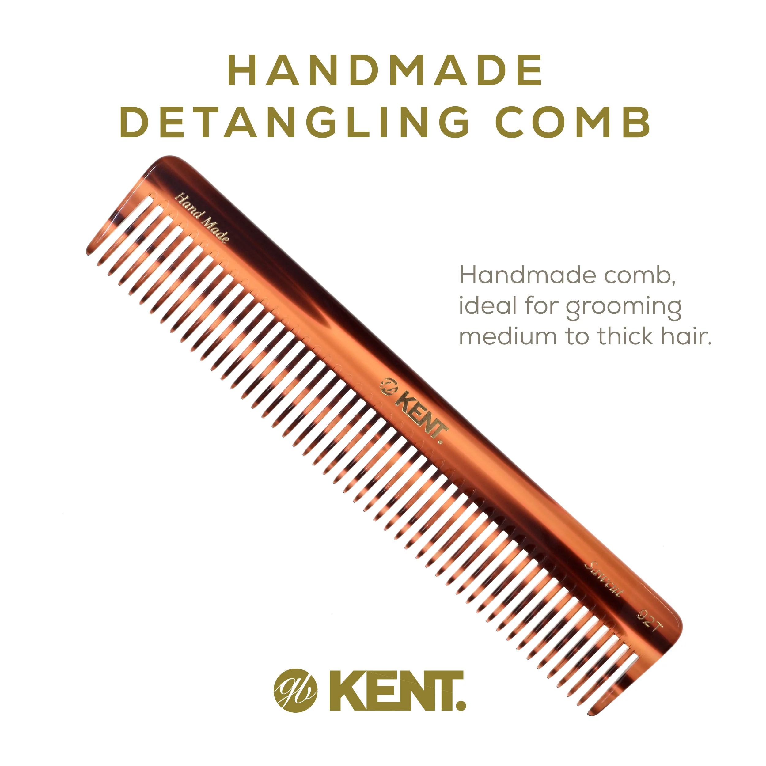 7.5 Wide Tooth Detangler Comb for Thick Hair - Image 23