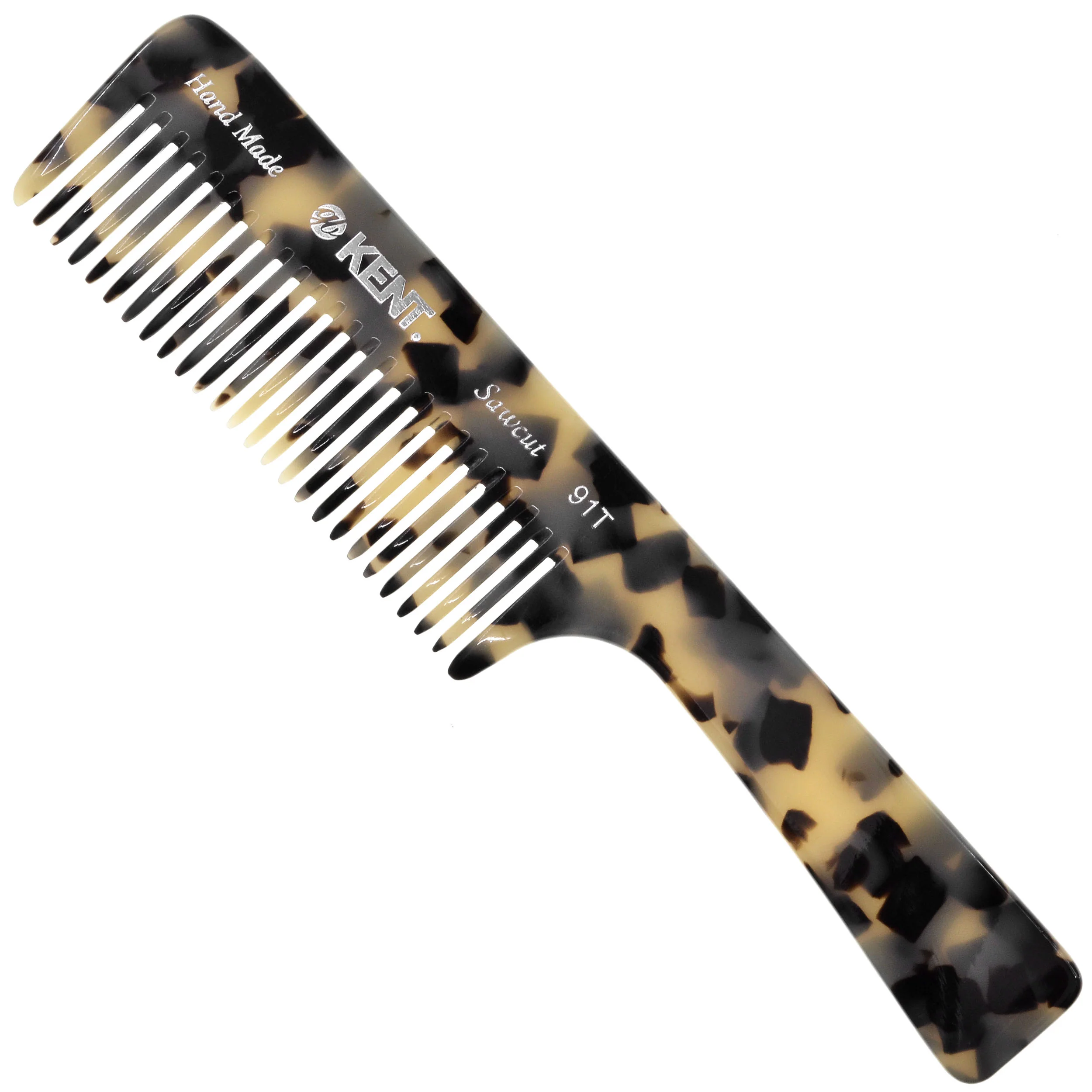 7.5 Wide Tooth Detangler Comb with Handle - Image 13