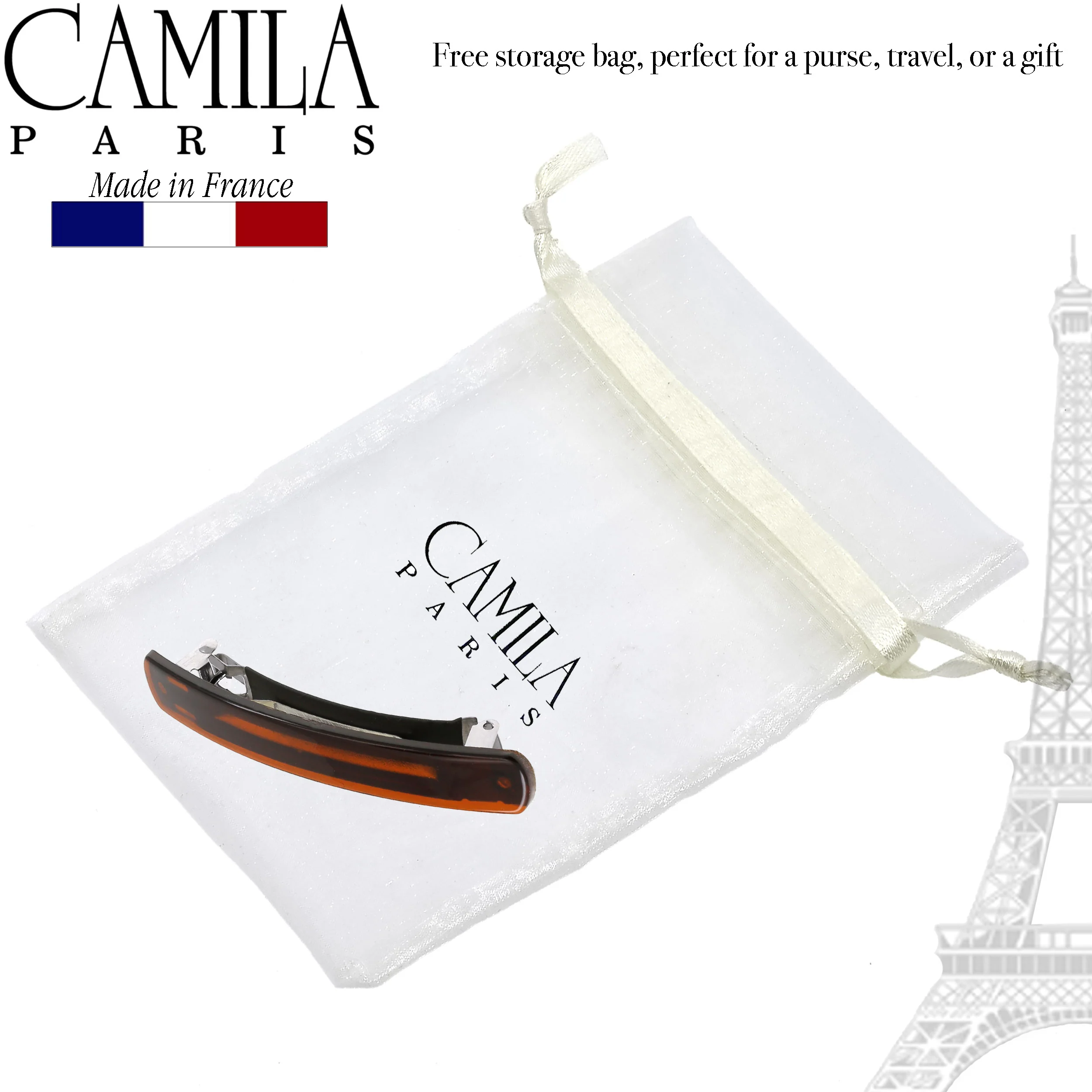 Camila Paris AD819 Round Edge No-Slip Barrette - Image 12