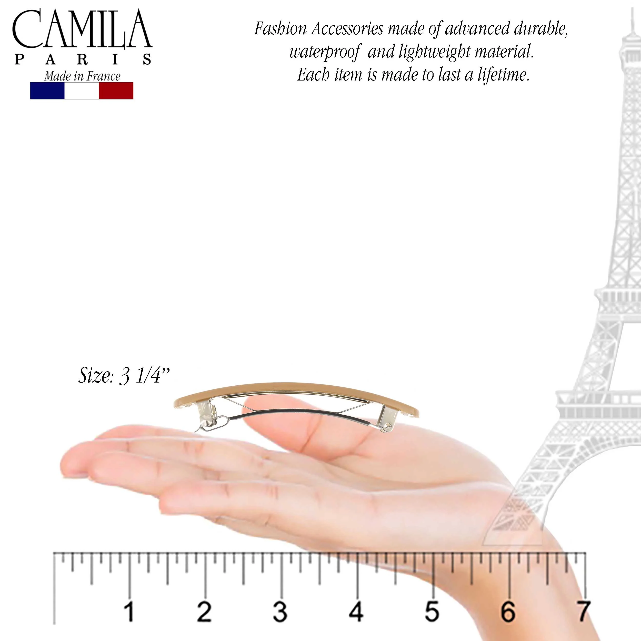 Camila Paris AD819 Round Edge No-Slip Barrette - Image 18
