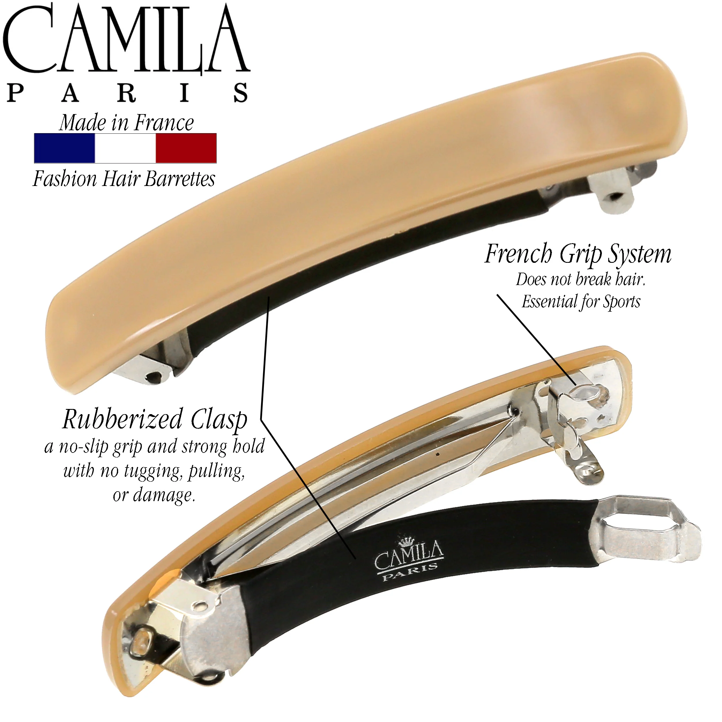 Camila Paris AD819 Round Edge No-Slip Barrette - Image 19