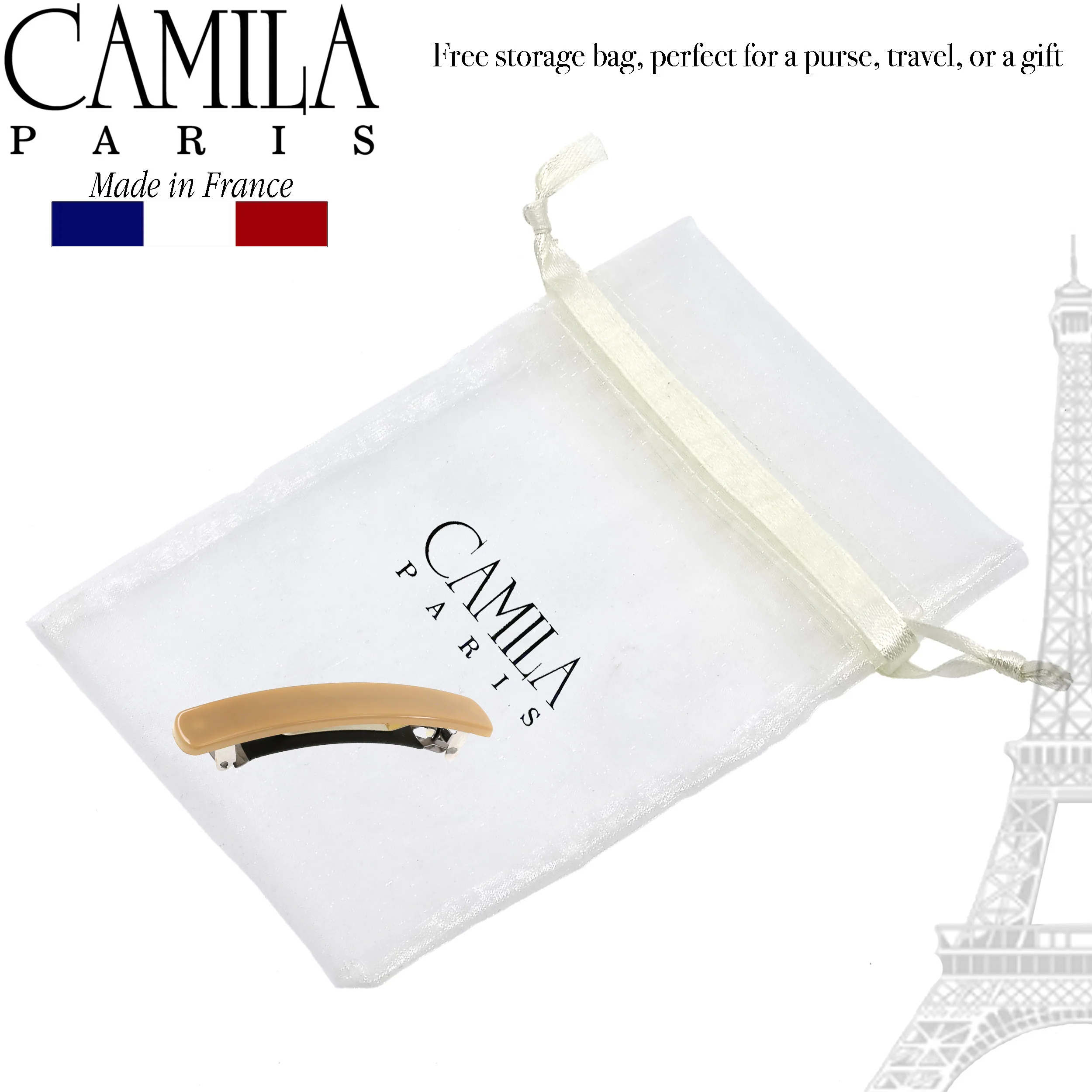 Camila Paris AD819 Round Edge No-Slip Barrette - Image 20