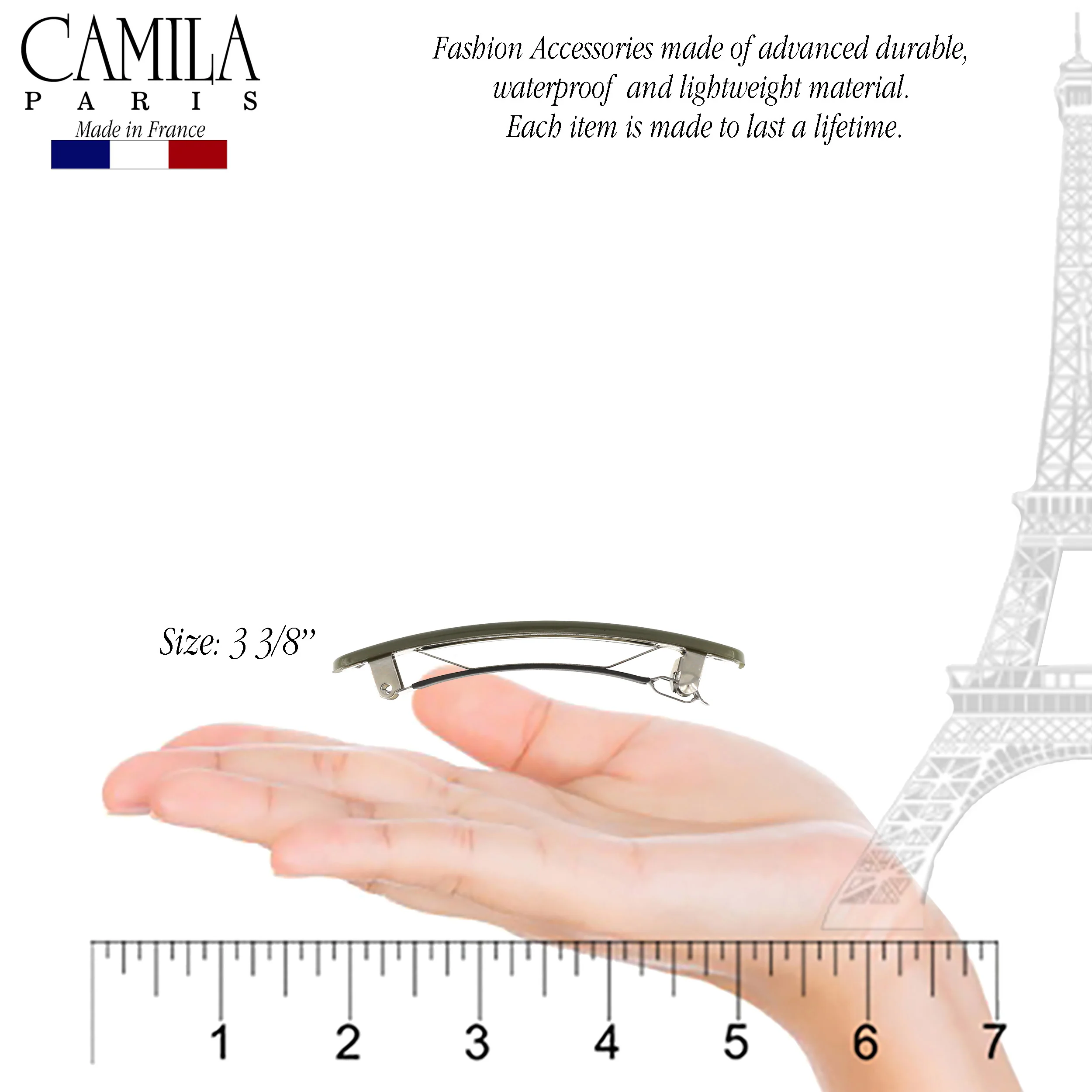 Camila Paris AD819 Round Edge No-Slip Barrette - Image 22