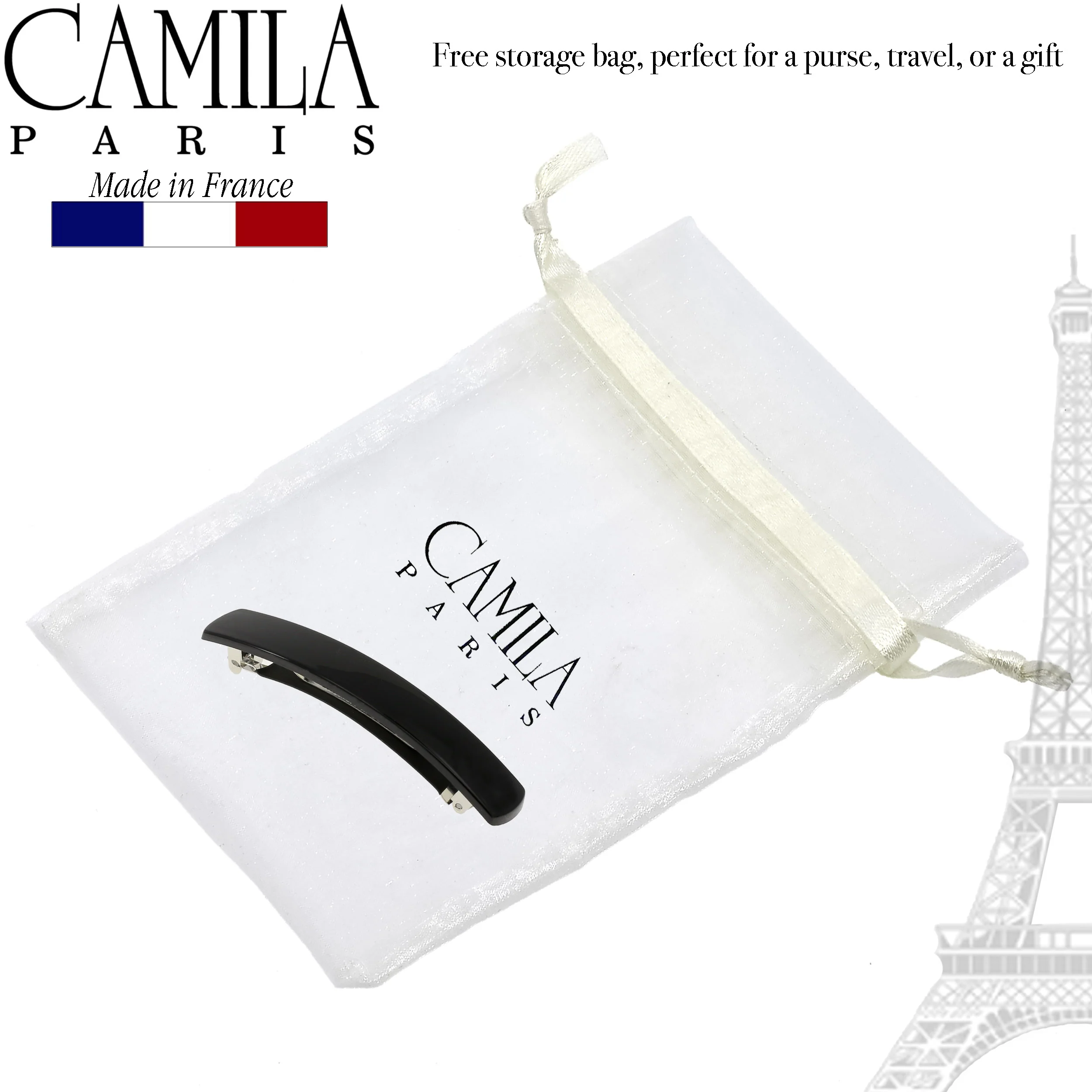 Camila Paris AD819 Round Edge No-Slip Barrette - Image 4