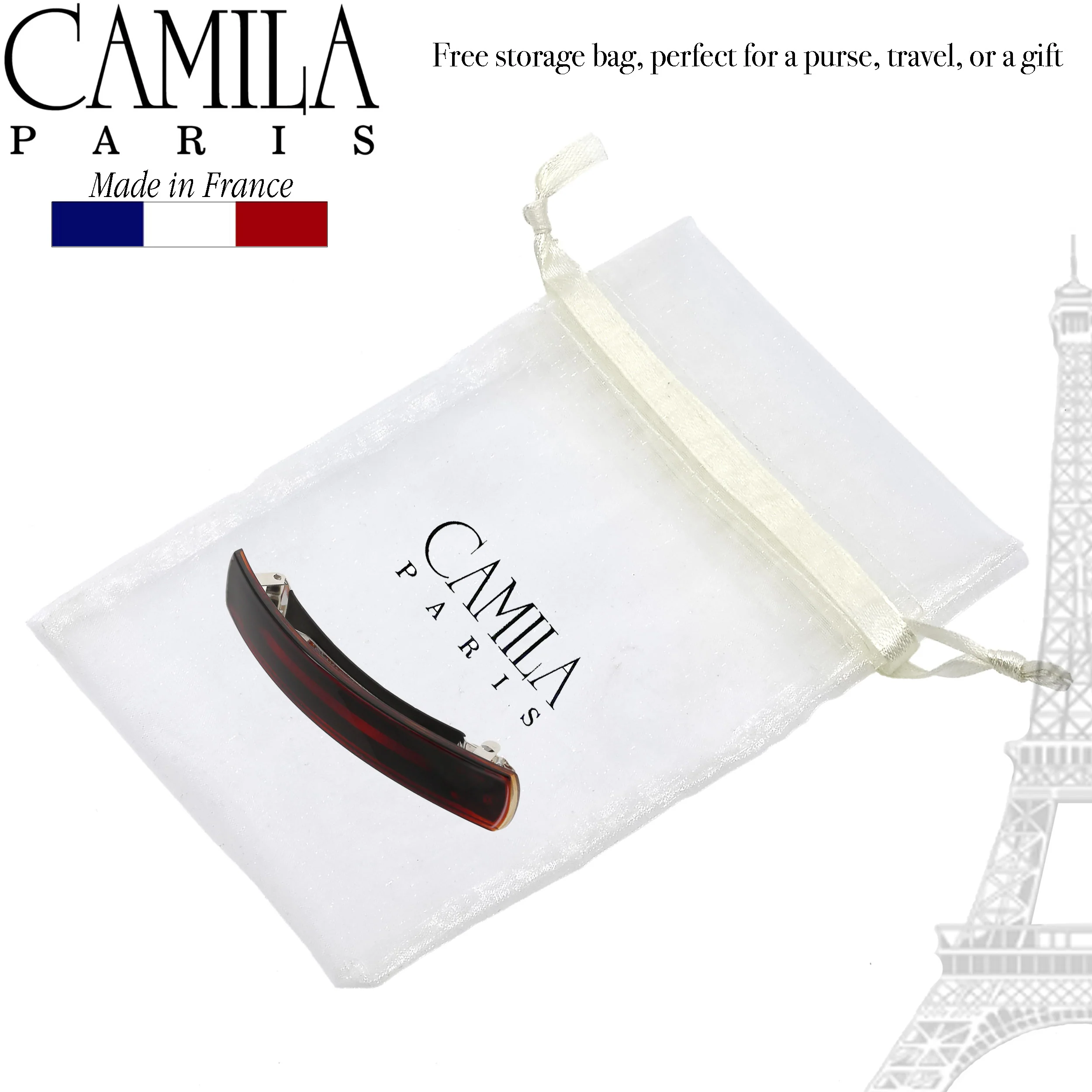 Camila Paris AD819 Round Edge No-Slip Barrette - Image 8