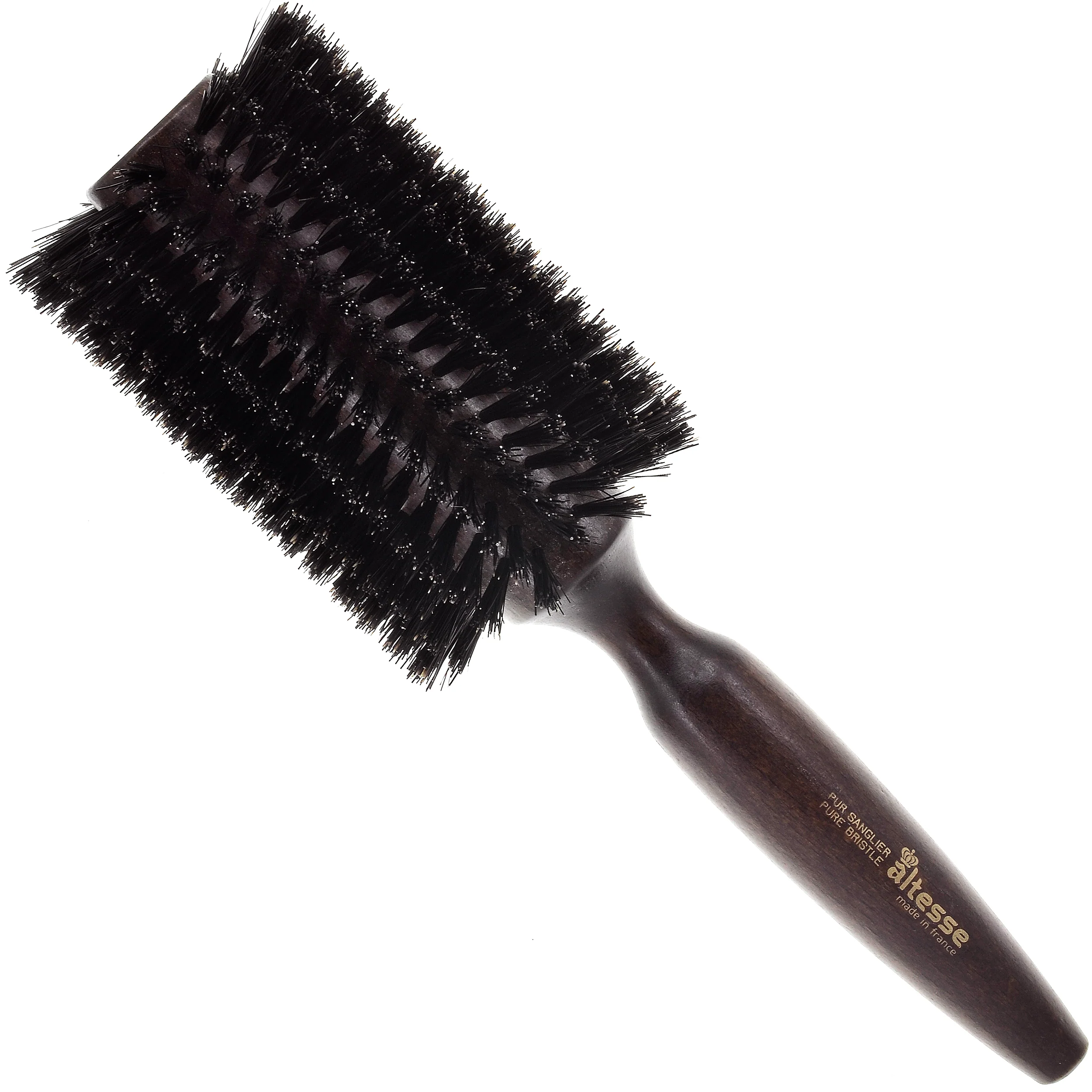Boar Bristle Round Brush Handmade in France - Image 19