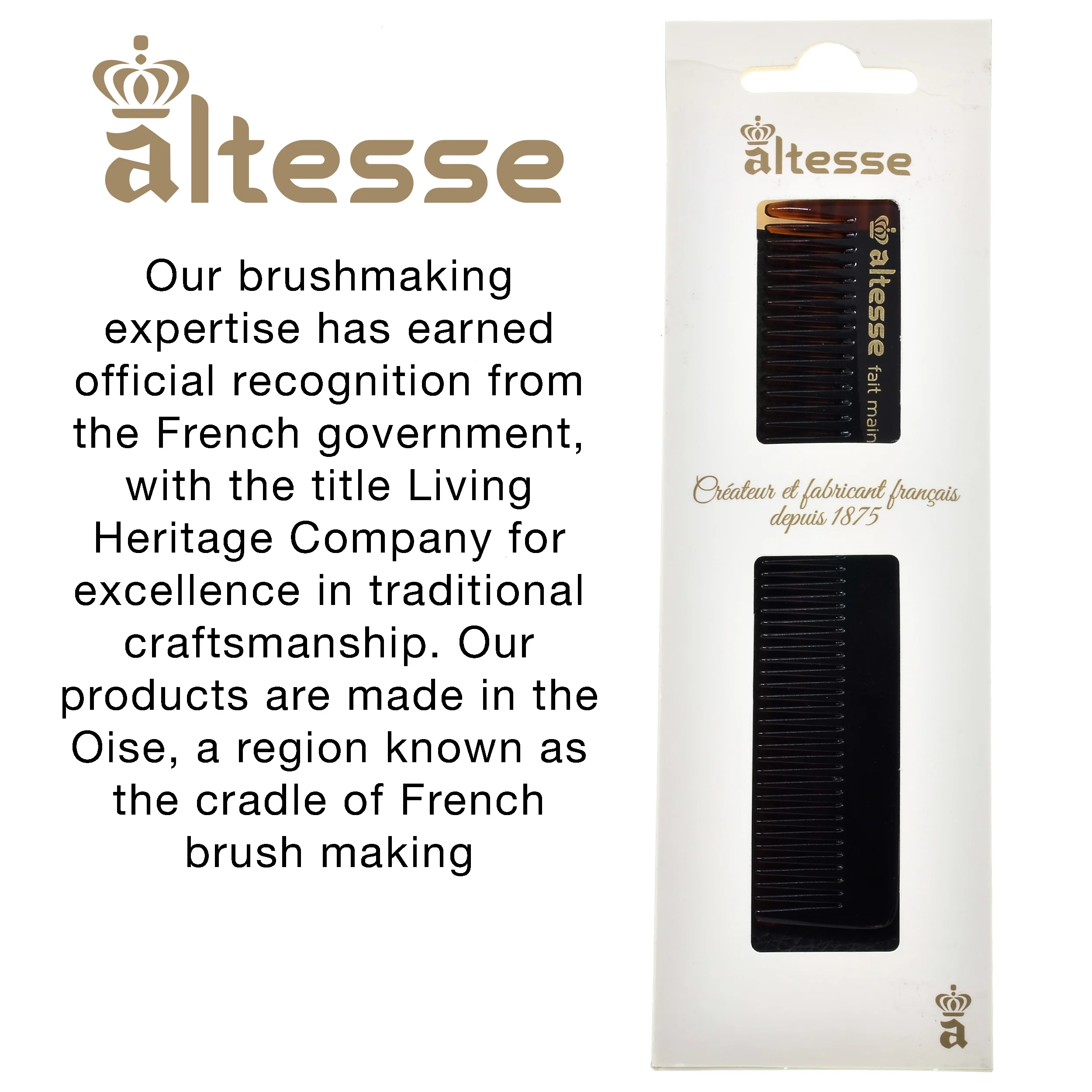 Fine Tooth Tortoiseshell Pocket Styling Comb (5.5") - Image 10