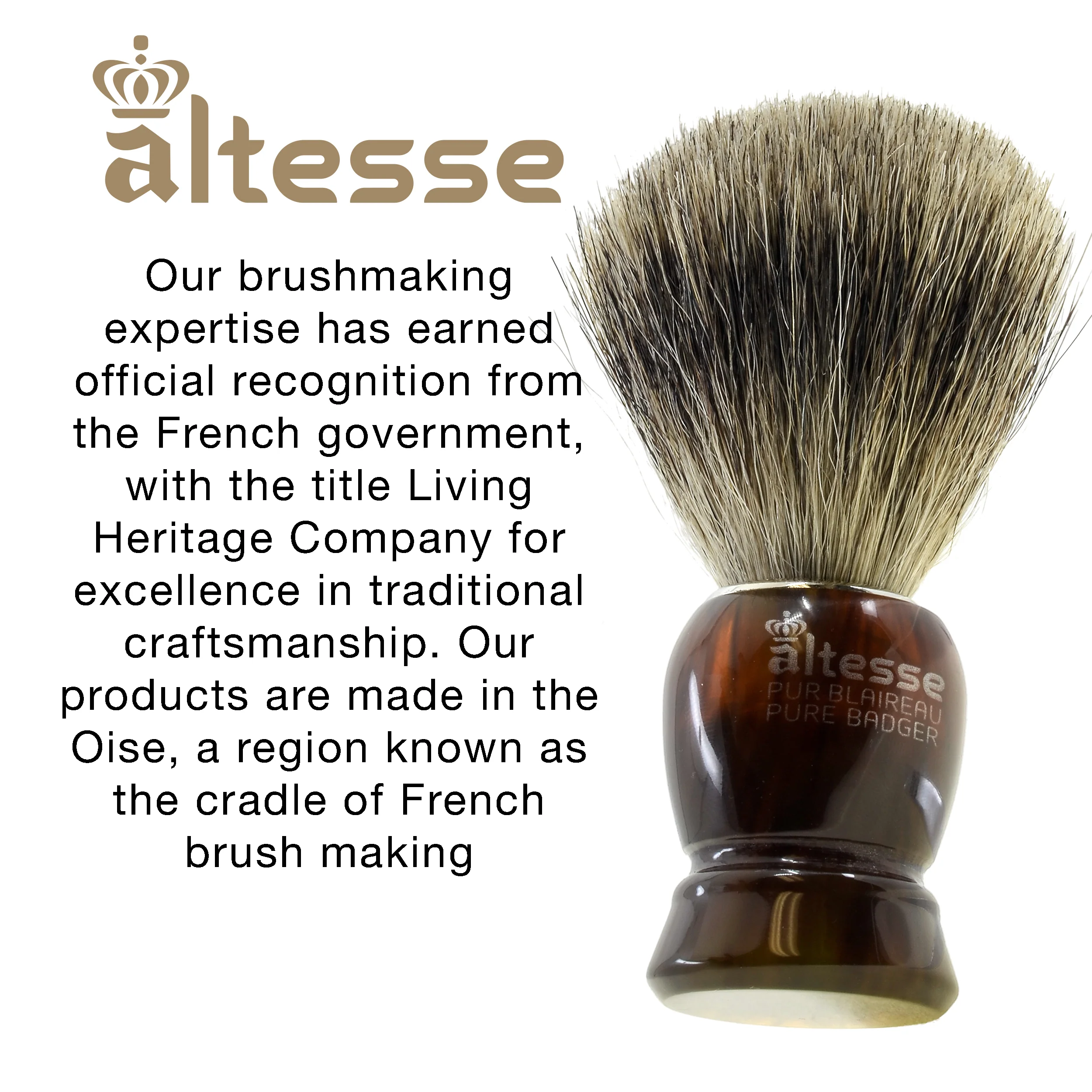 Natural Bristle French-Made Shaving Brushes - Image 11