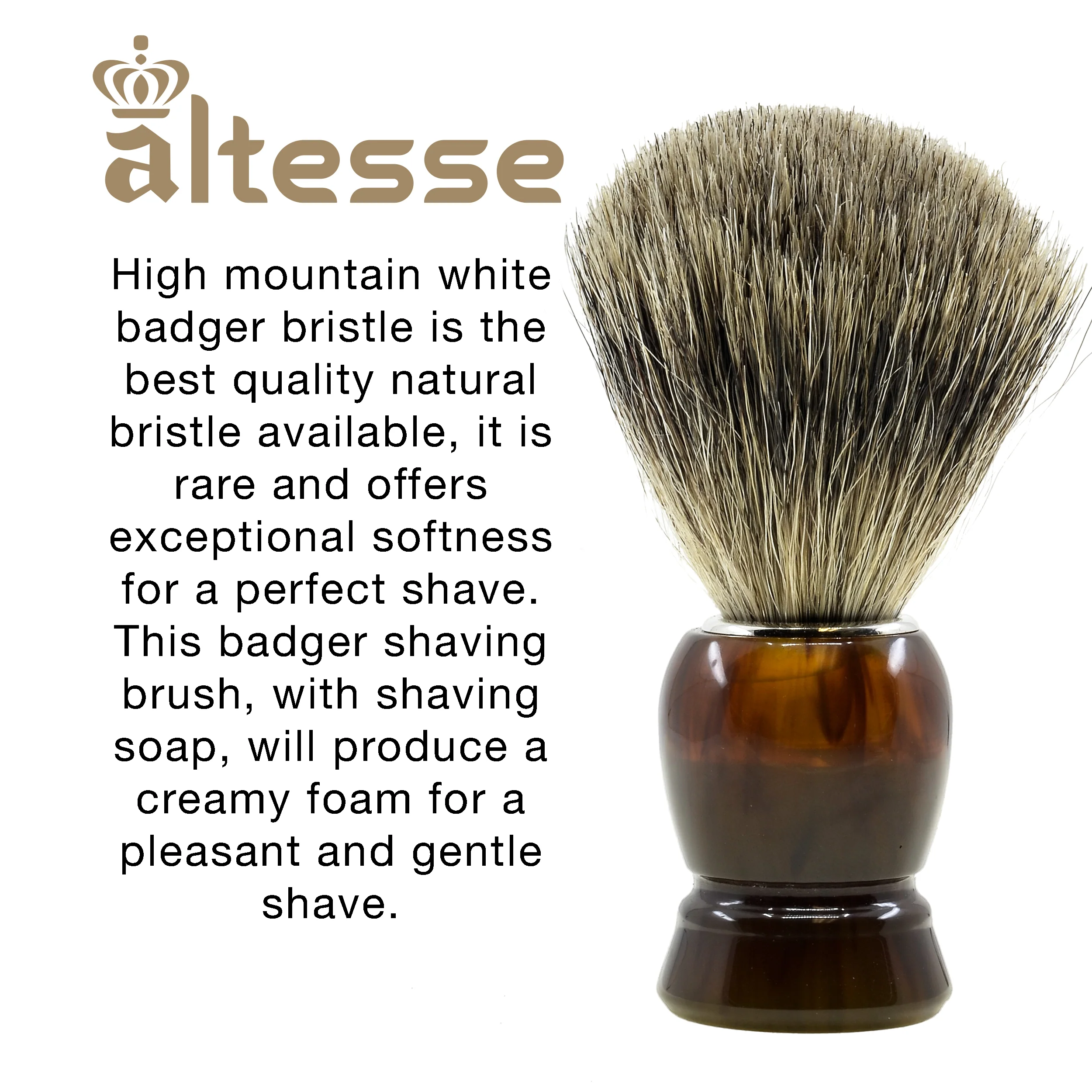 Natural Bristle French-Made Shaving Brushes - Image 12