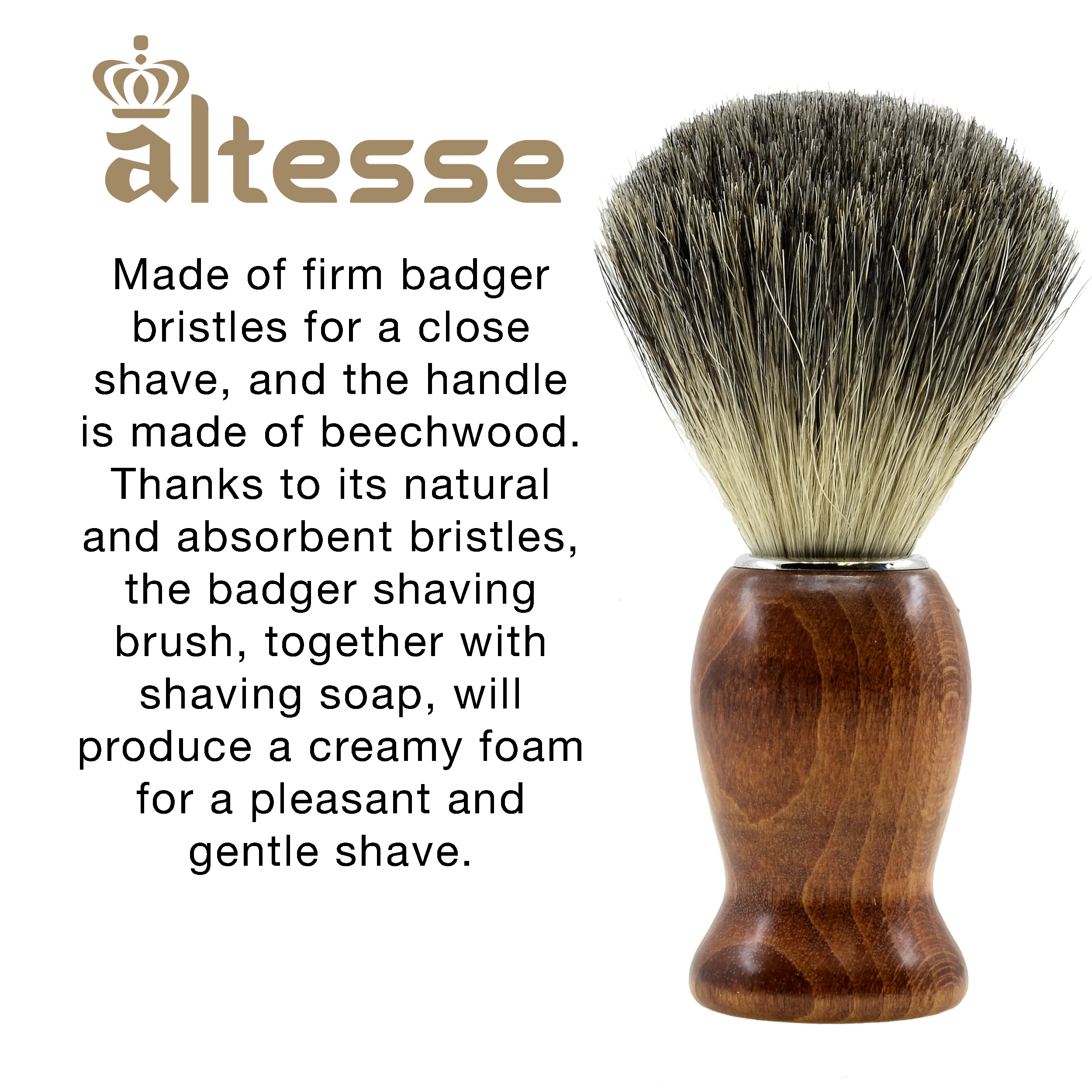 Natural Bristle French-Made Shaving Brushes - Image 23