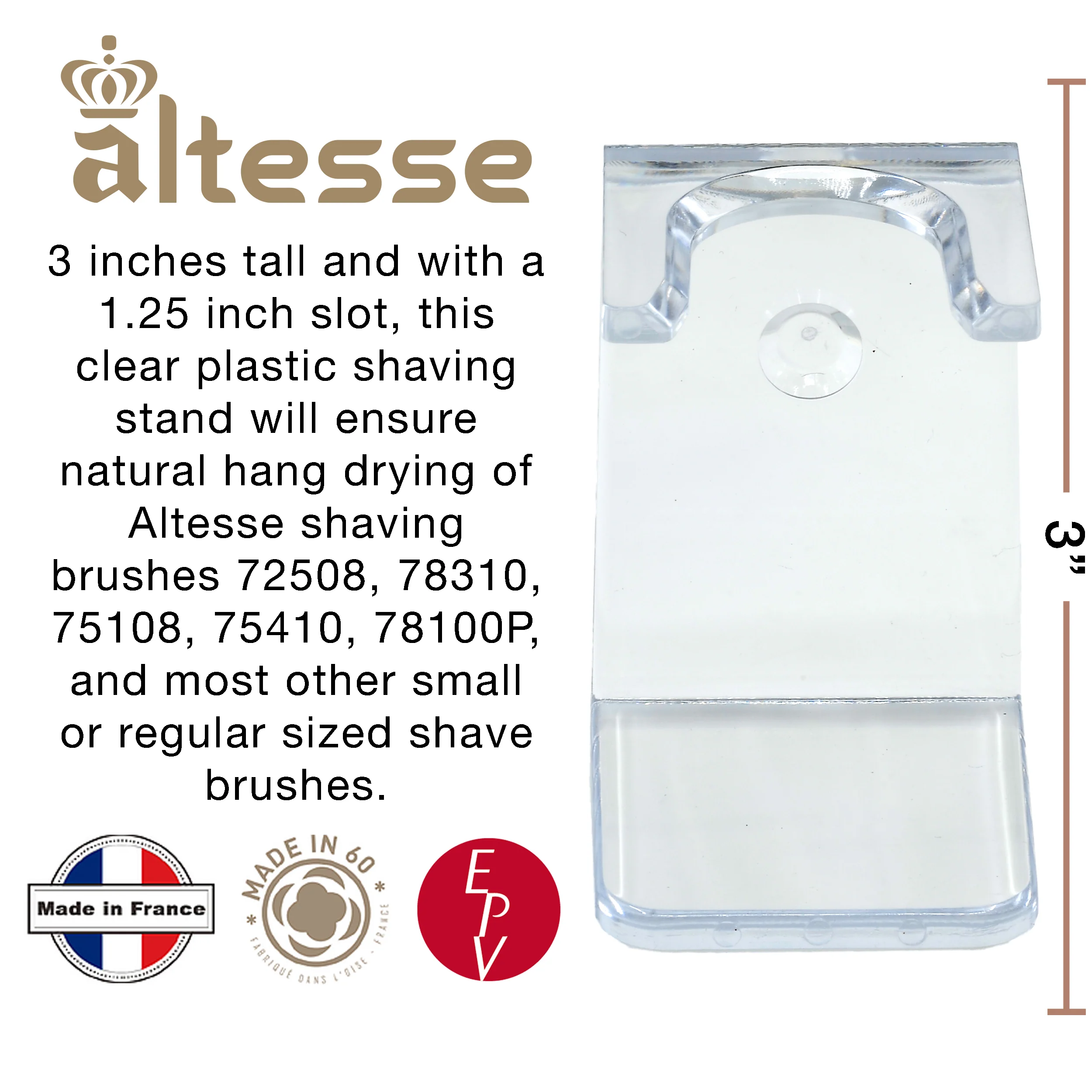 Natural Bristle French-Made Shaving Brushes - Image 25