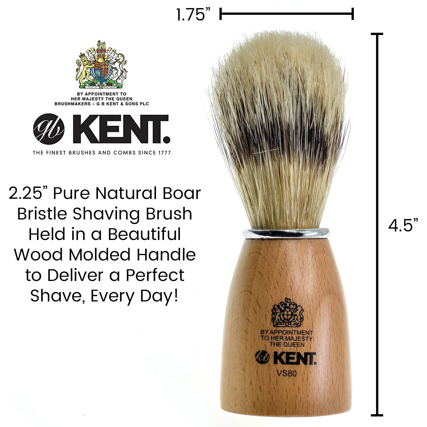 Badger Bristle Wooden Socket Shaving Brush - Image 7