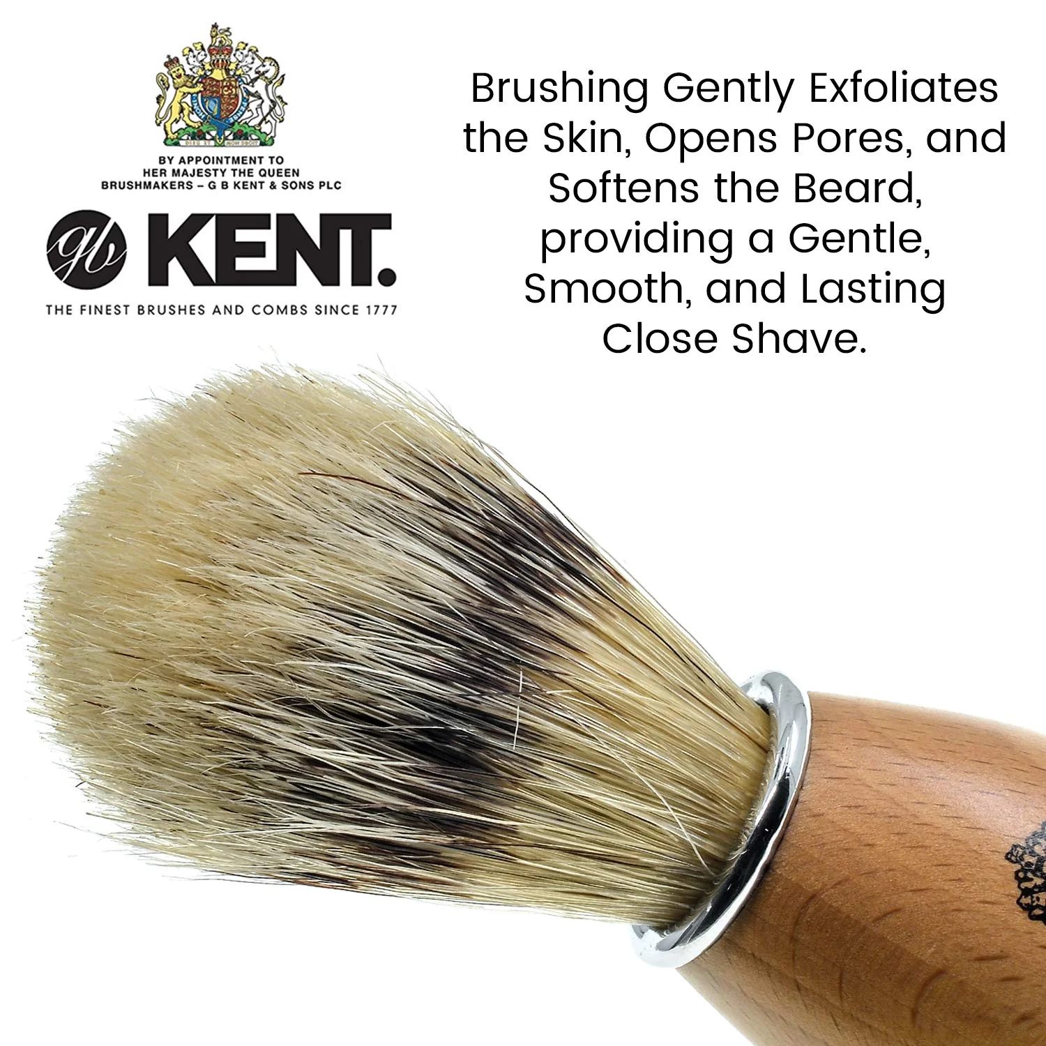 Badger Bristle Wooden Socket Shaving Brush - Image 9