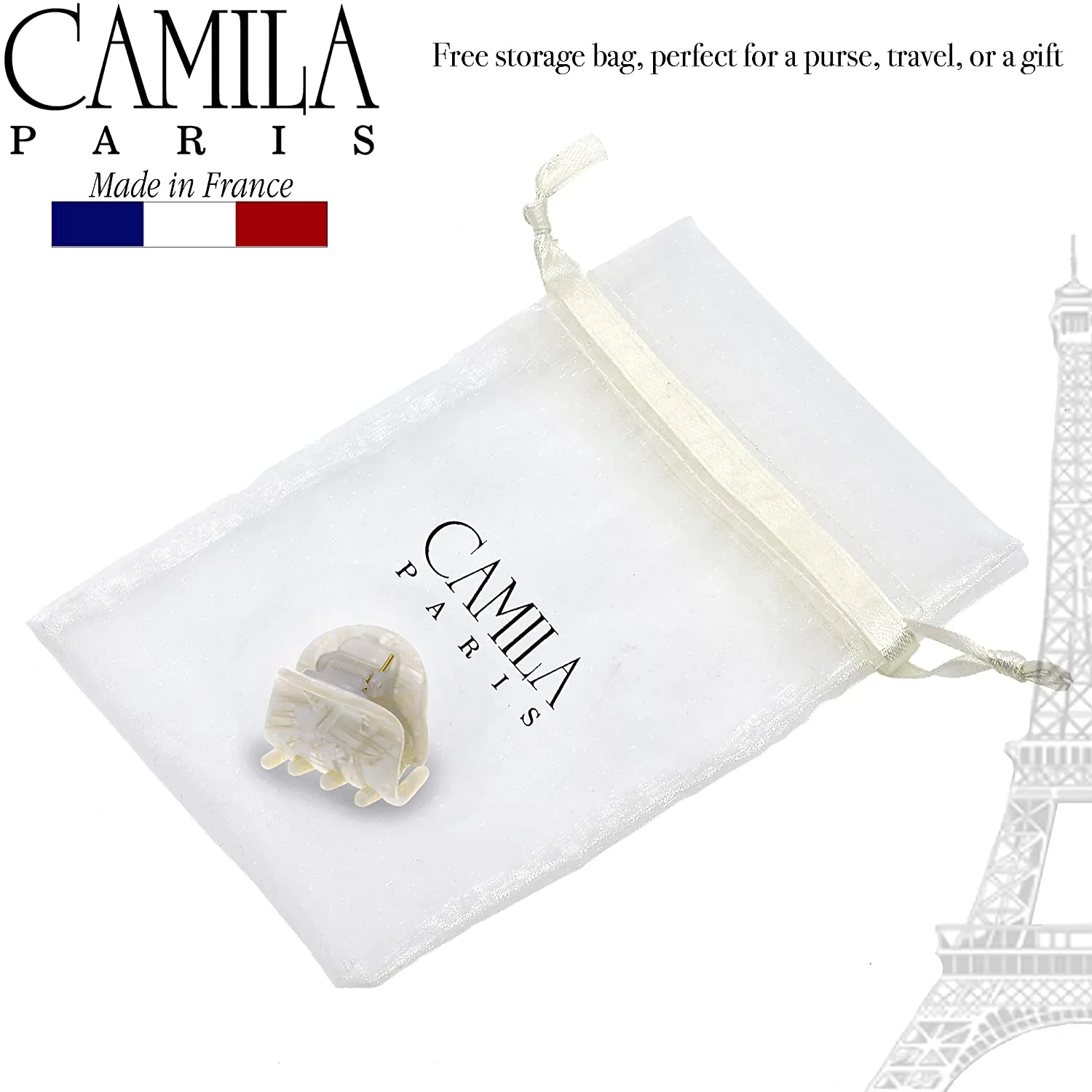 Camila Paris Hair Clips Bardot Spring Covered - Image 12