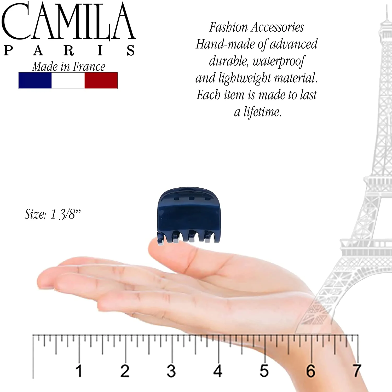 Camila Paris Hair Clips Bardot Spring Covered - Image 14