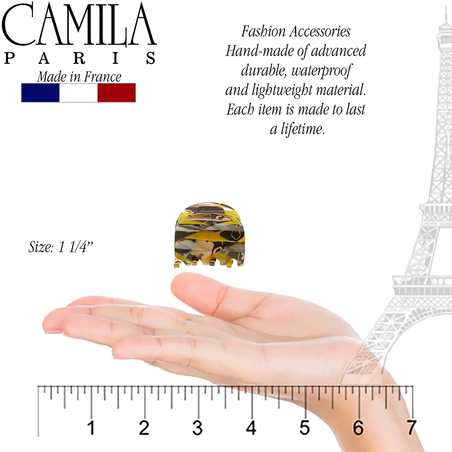 Camila Paris Hair Clips Bardot Spring Covered - Image 18