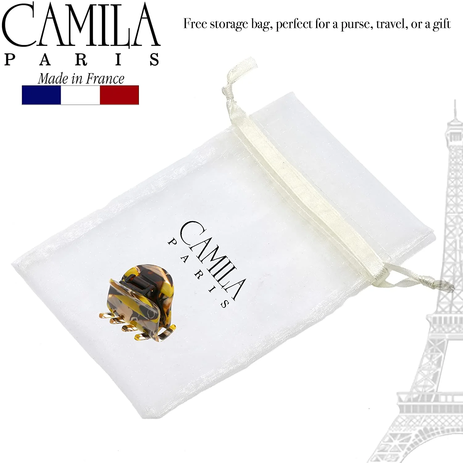 Camila Paris Hair Clips Bardot Spring Covered - Image 20