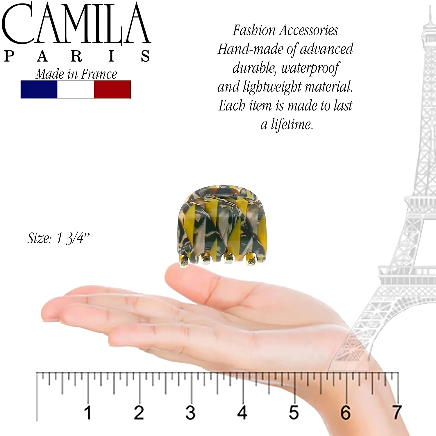 Camila Paris Hair Clips Bardot Spring Covered - Image 6
