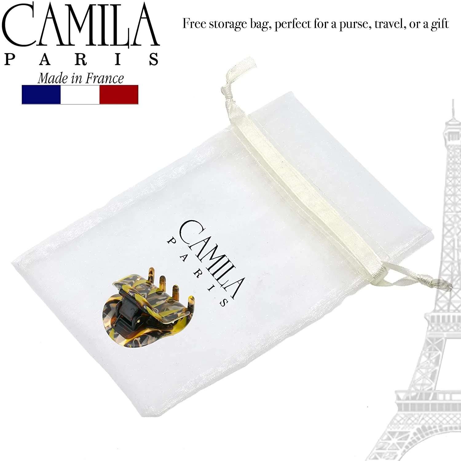Camila Paris Hair Clips Bardot Spring Covered - Image 8