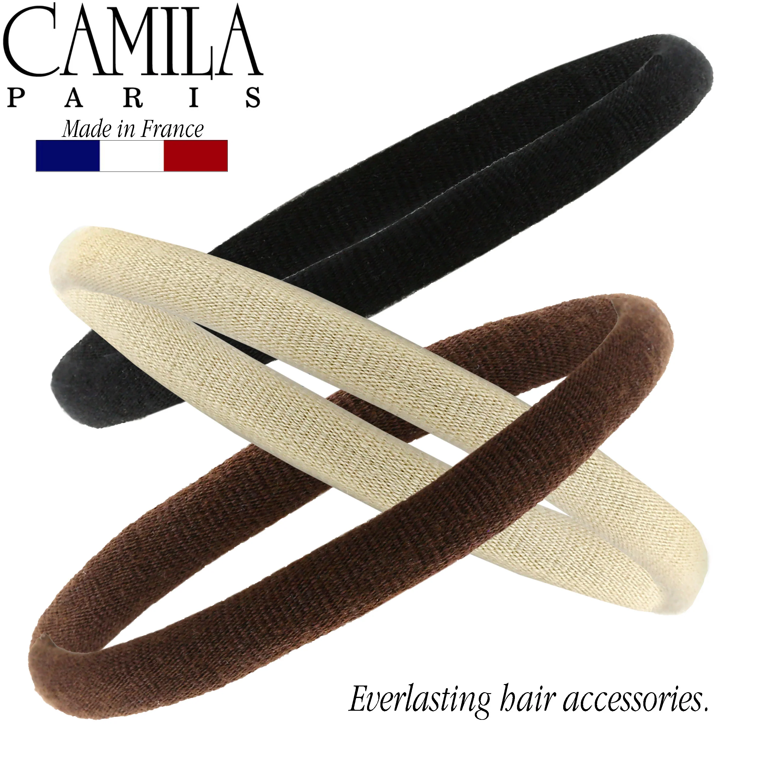 Camila Paris Basic Hair Ties 3-Pack - Image 4