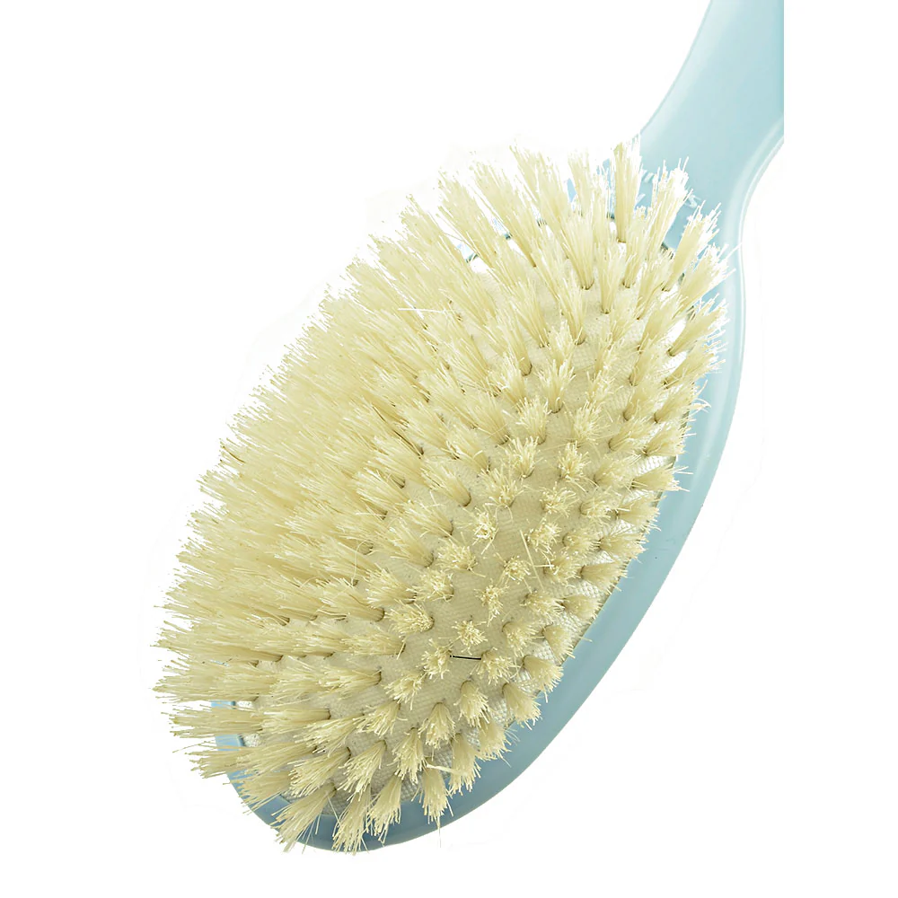 Gentle Boar Bristle Cushion Hair Brush for Babies - Image 8