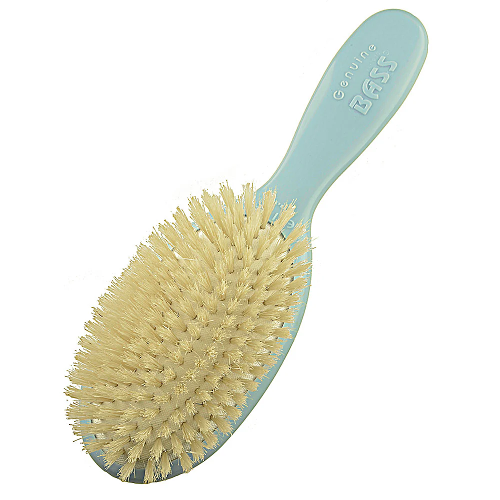 Gentle Boar Bristle Cushion Hair Brush for Babies - Image 9