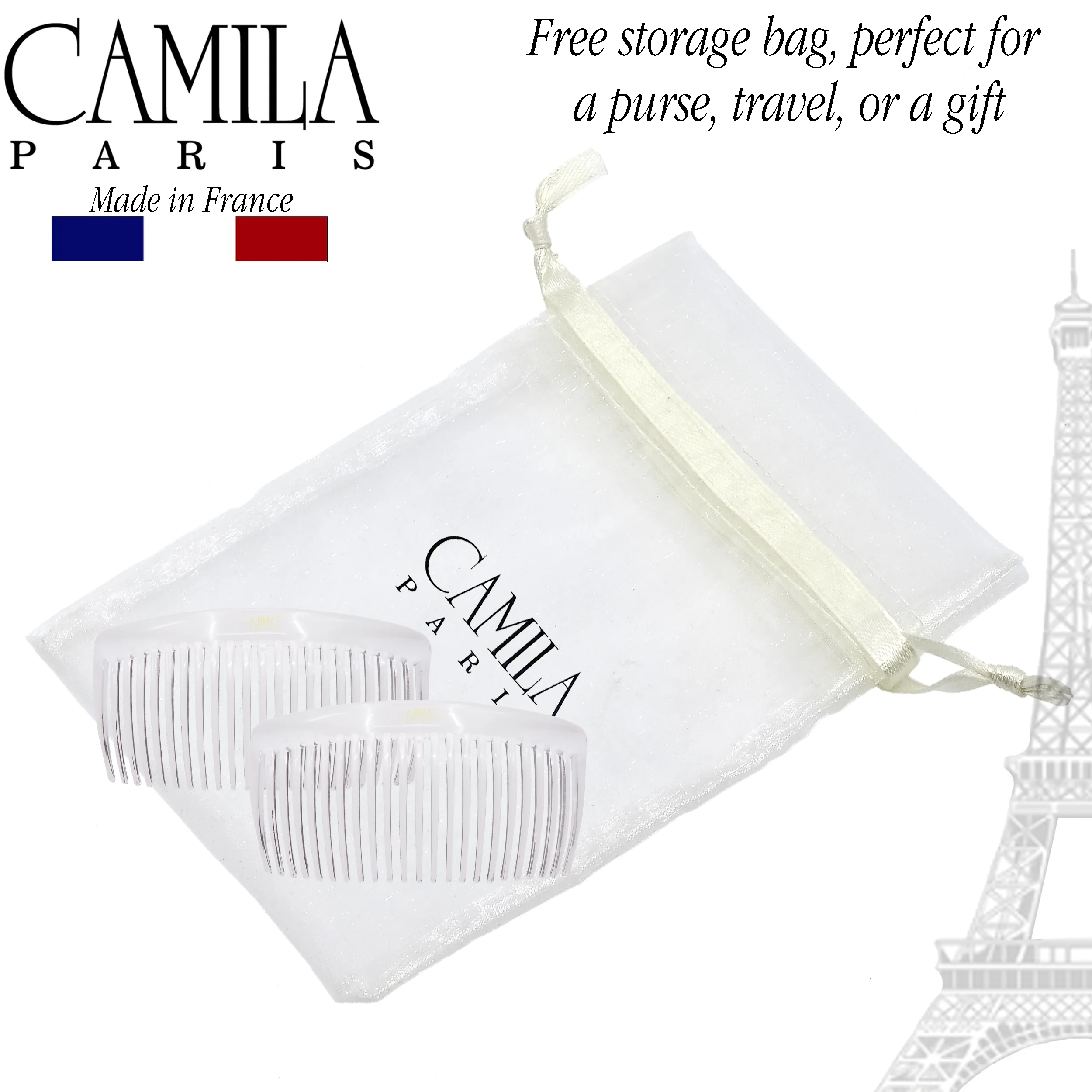 Camila Paris Bowed Side Comb Pair - Image 14