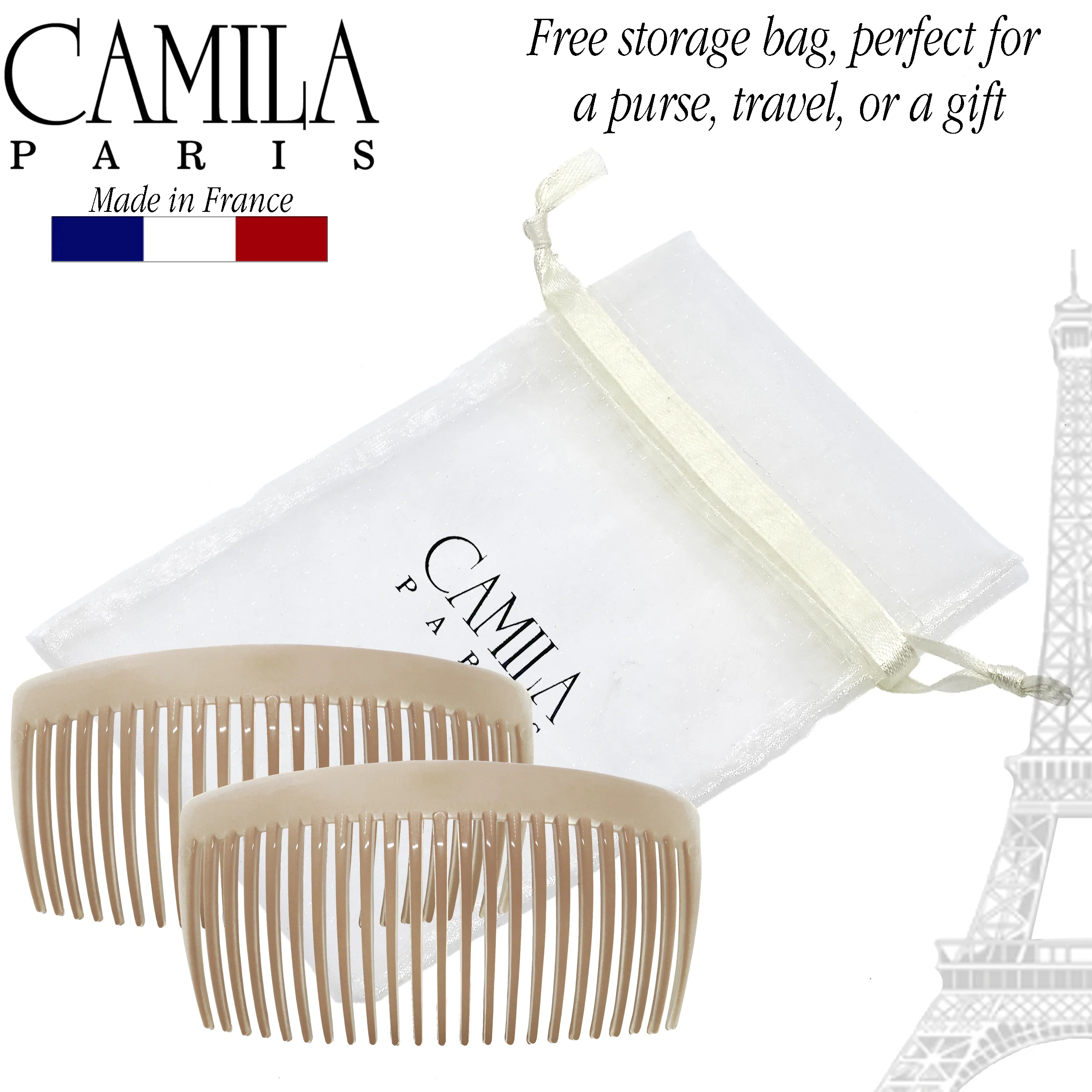 Camila Paris Bowed Side Comb Pair - Image 18