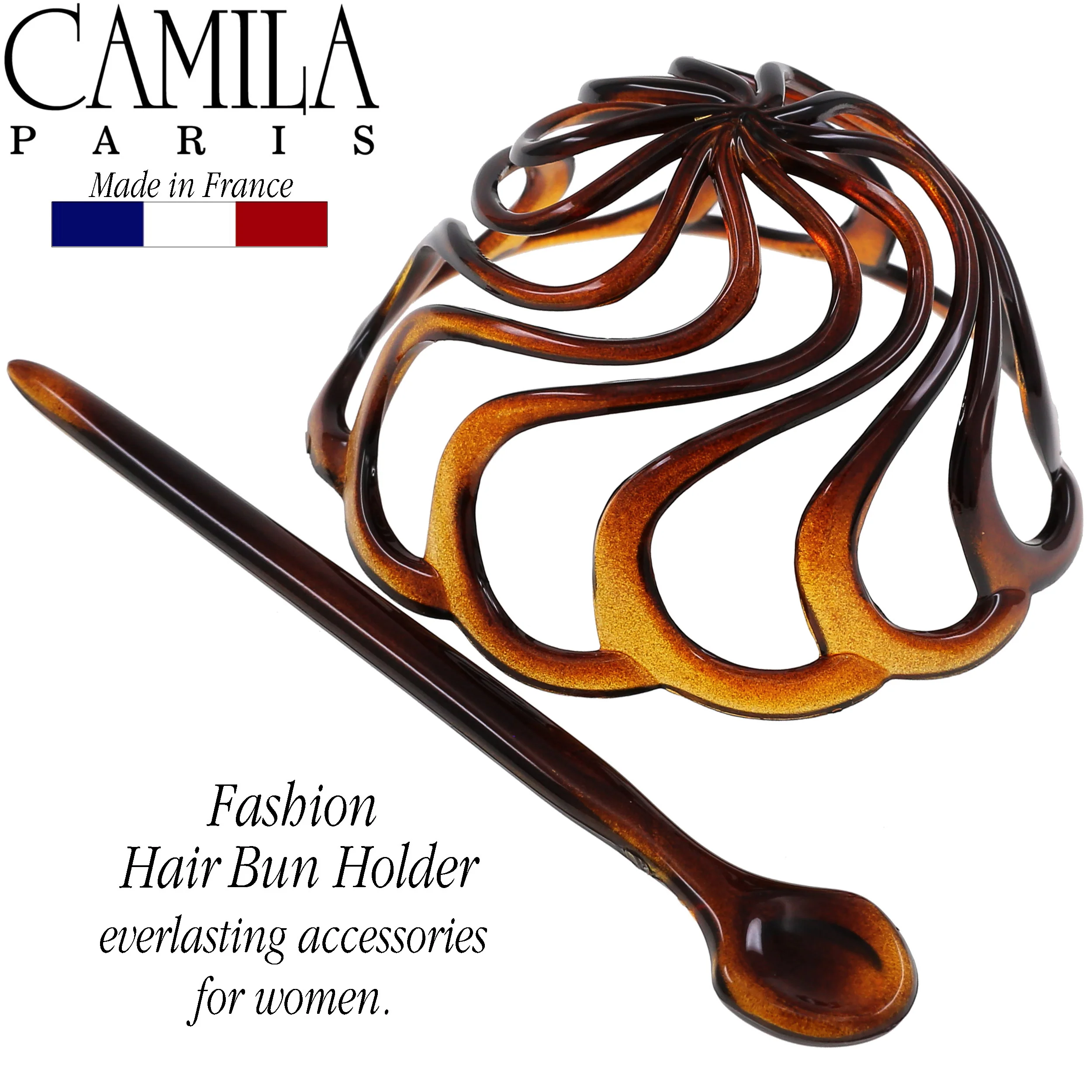 Camila Paris Bun Holder Hair Slide - Image 3
