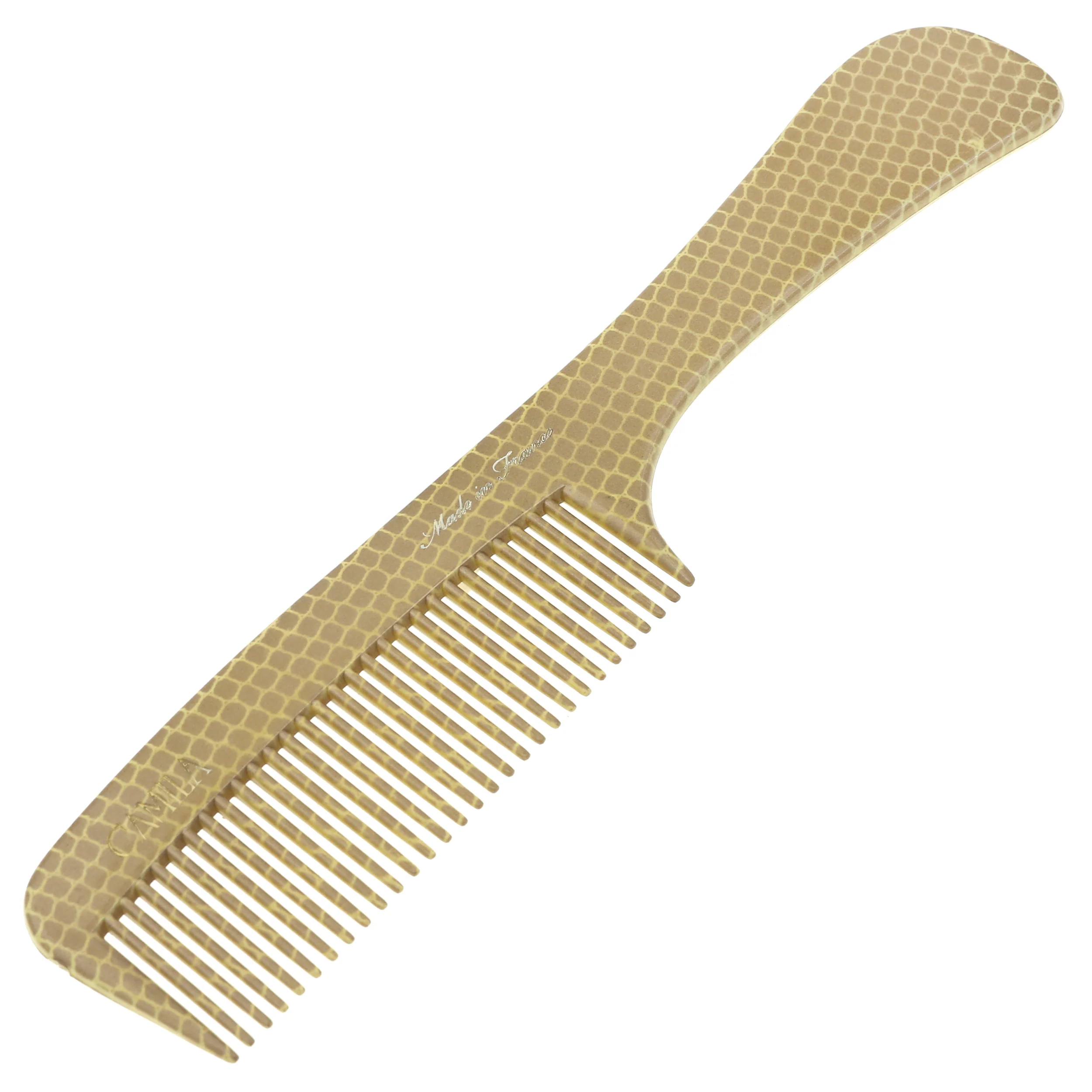 Nude Snakeskin Large Wide Tooth Comb Detangler - Image 2