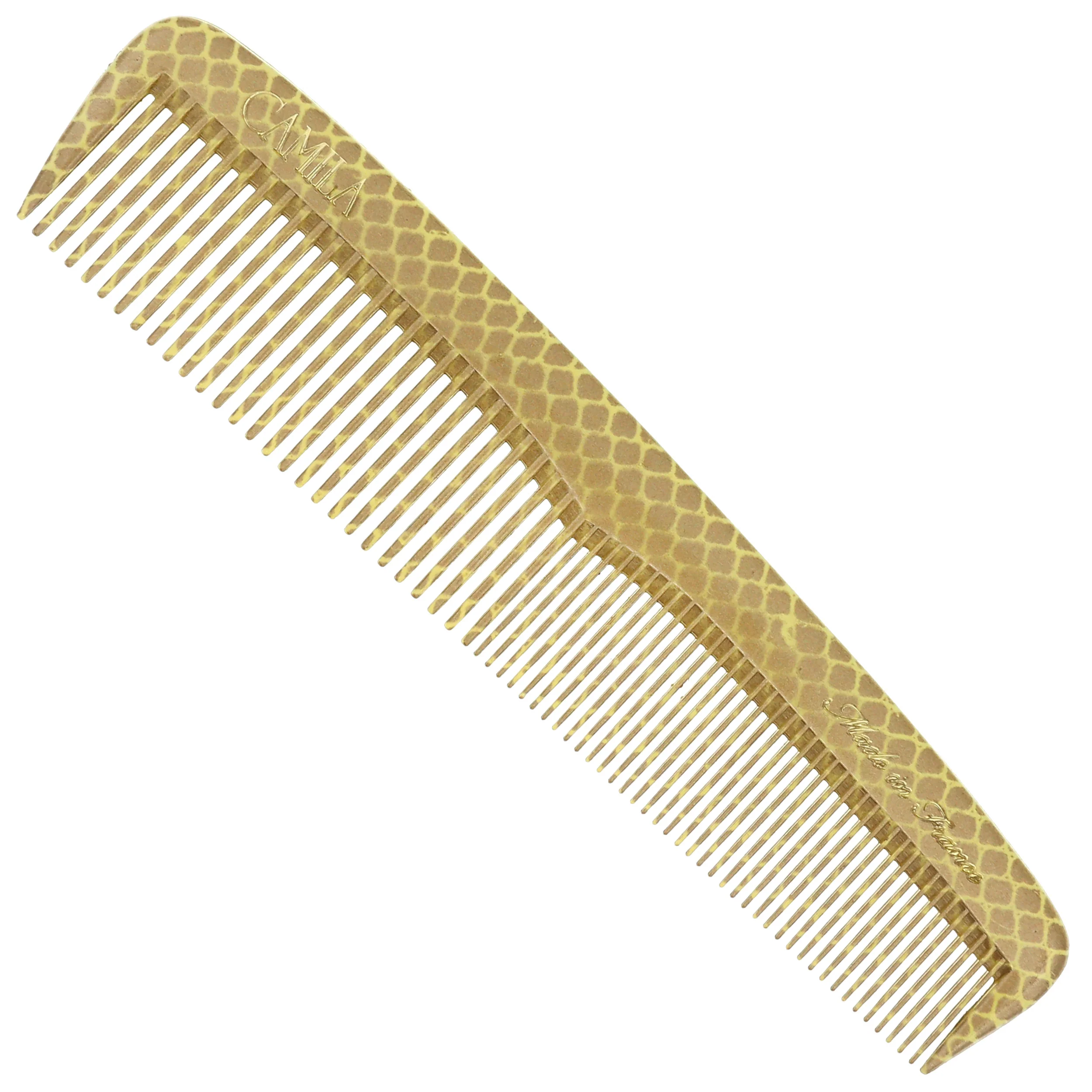 Nude Snakeskin Small Fine Tooth and Wide Tooth Comb - Image 3