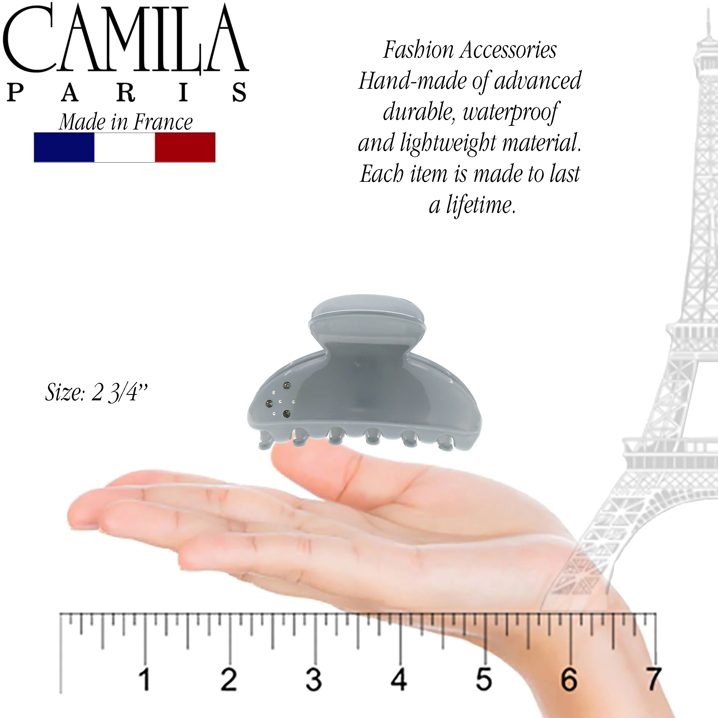 Camila Paris Cheeky Hair Clip Swarovski Crystals - Image 14