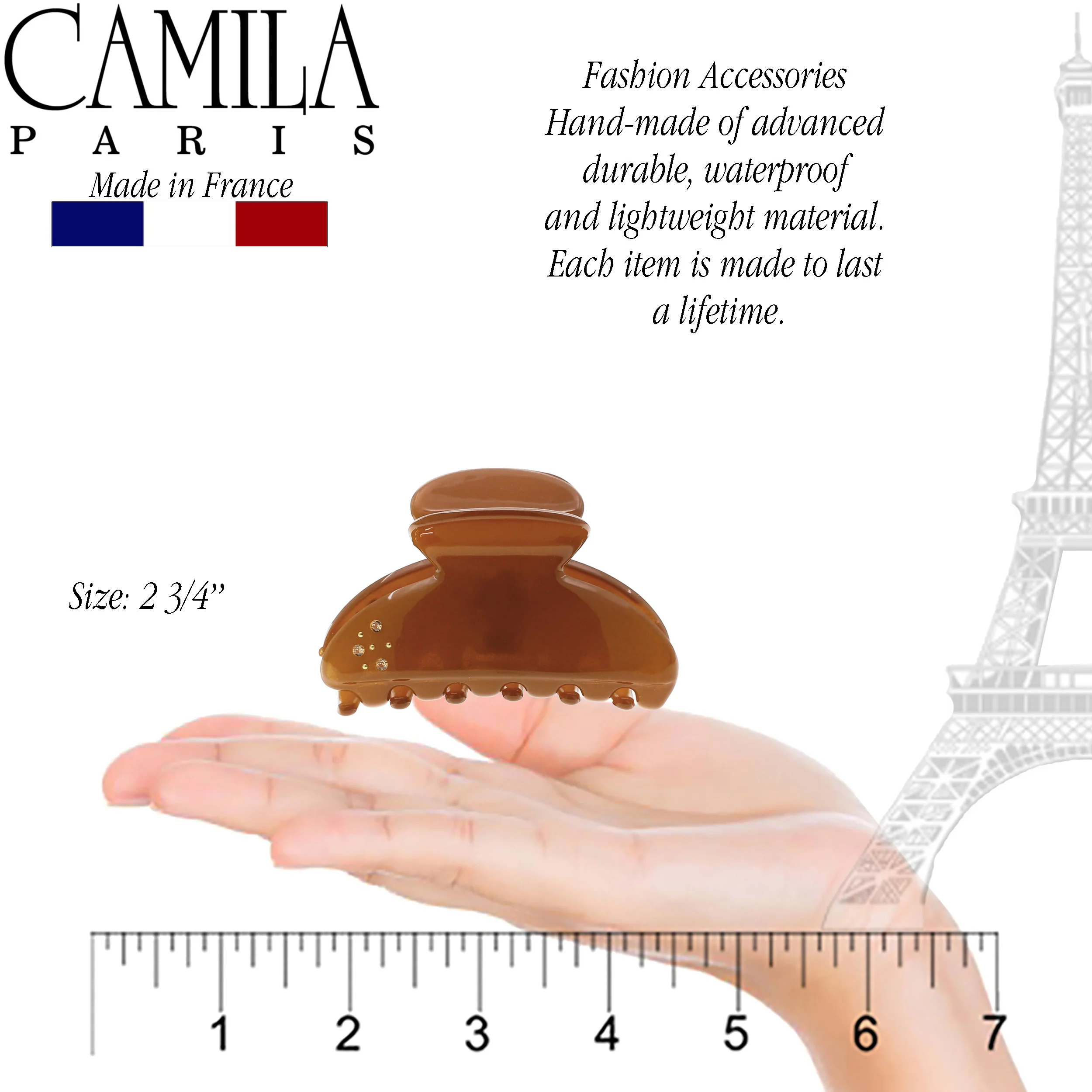 Camila Paris Cheeky Hair Clip Swarovski Crystals - Image 2