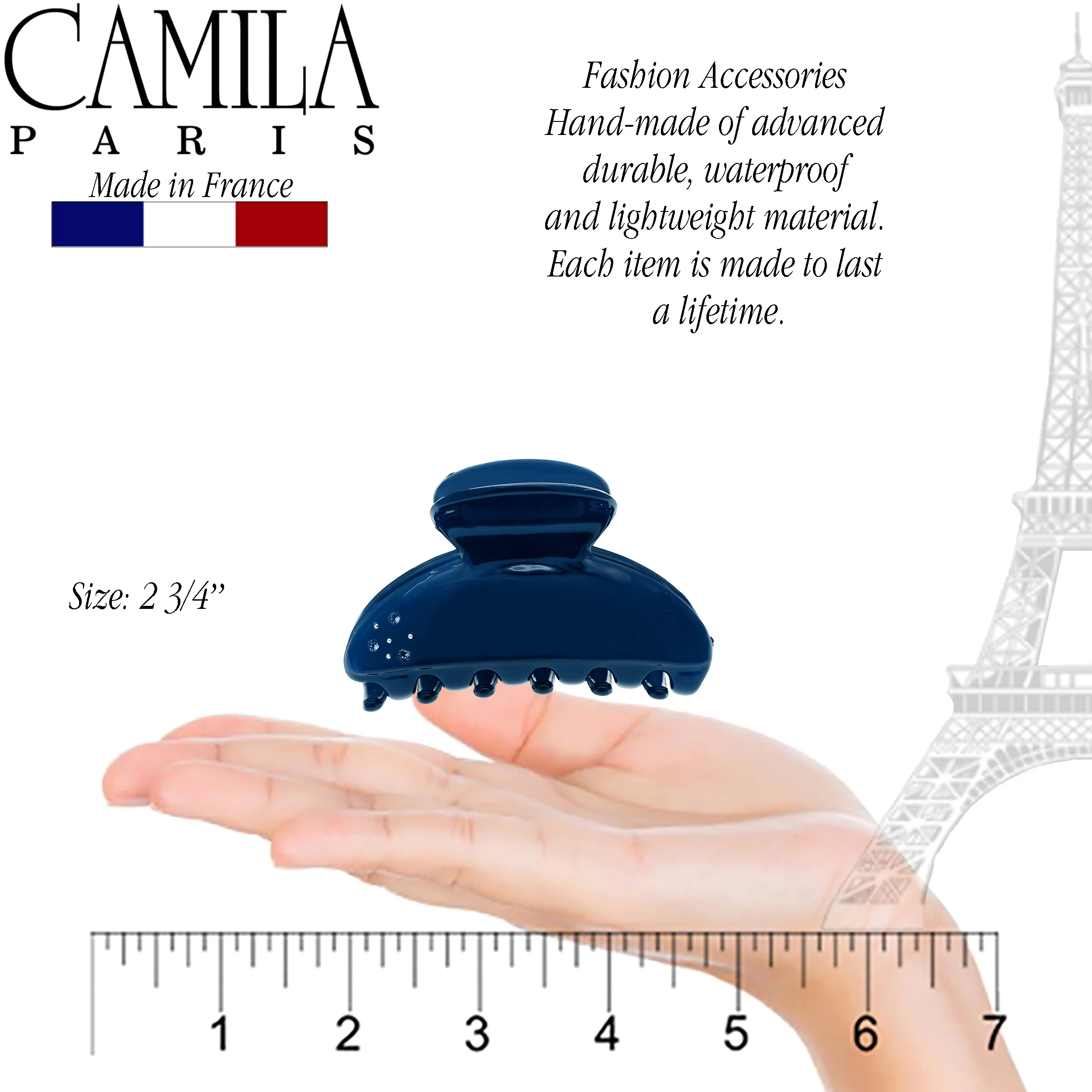 Camila Paris Cheeky Hair Clip Swarovski Crystals - Image 20