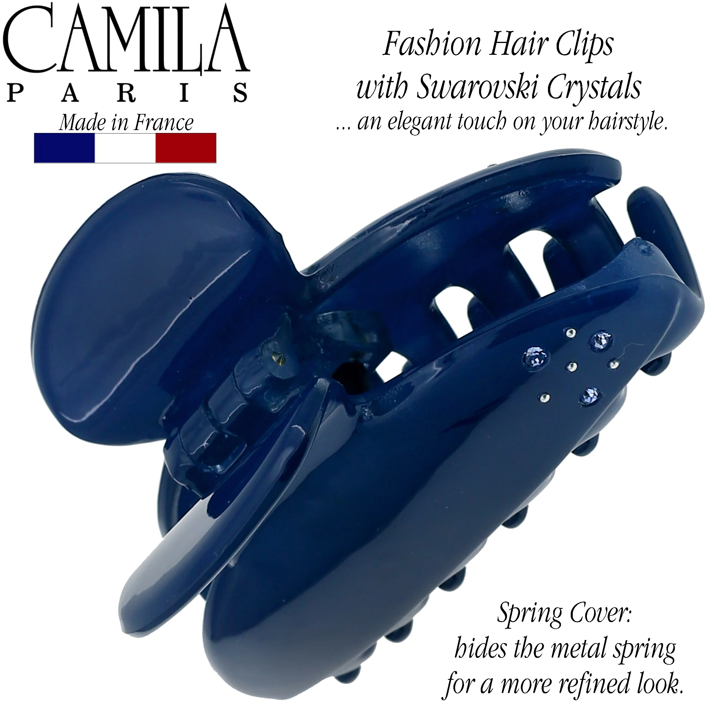 Camila Paris Cheeky Hair Clip Swarovski Crystals - Image 21