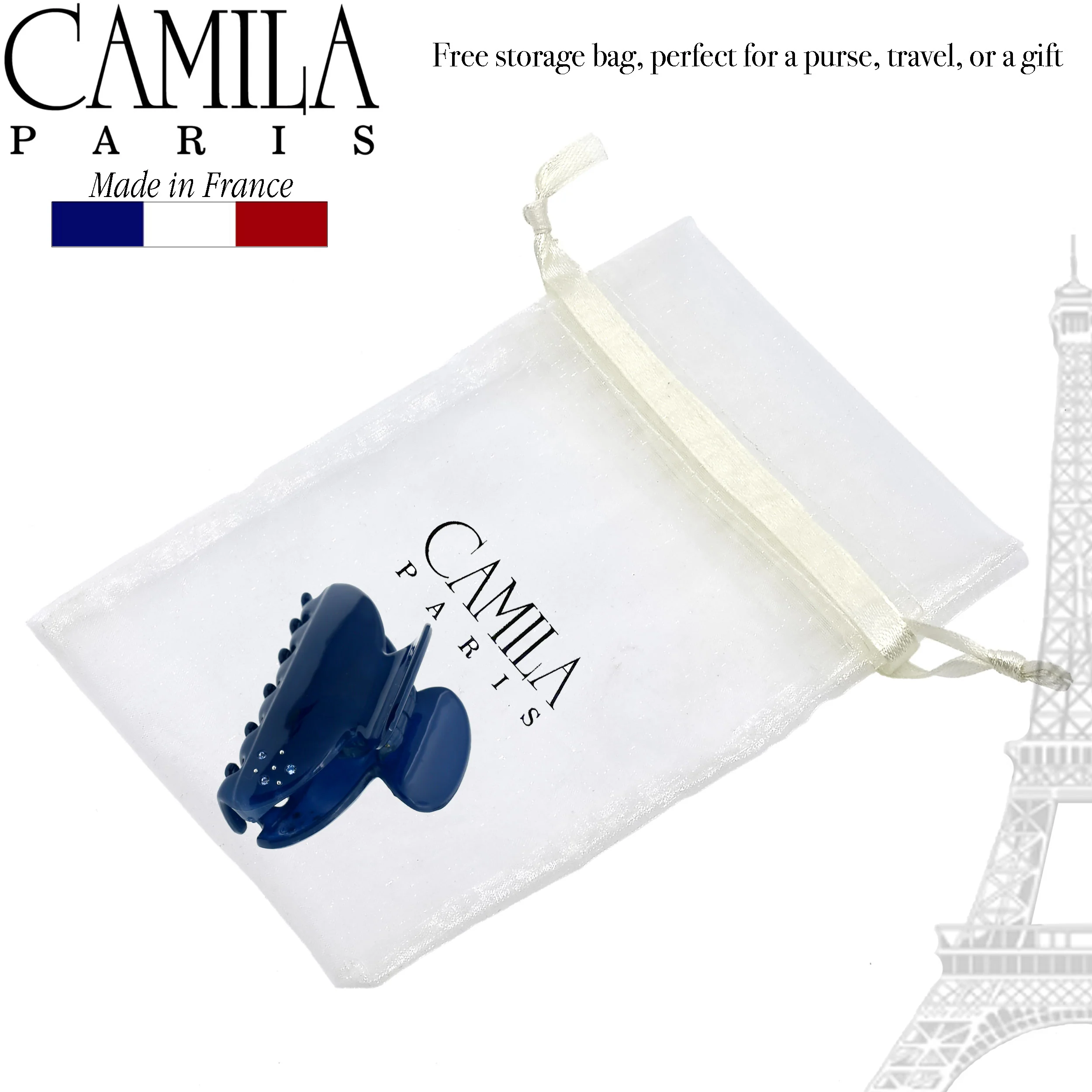 Camila Paris Cheeky Hair Clip Swarovski Crystals - Image 23