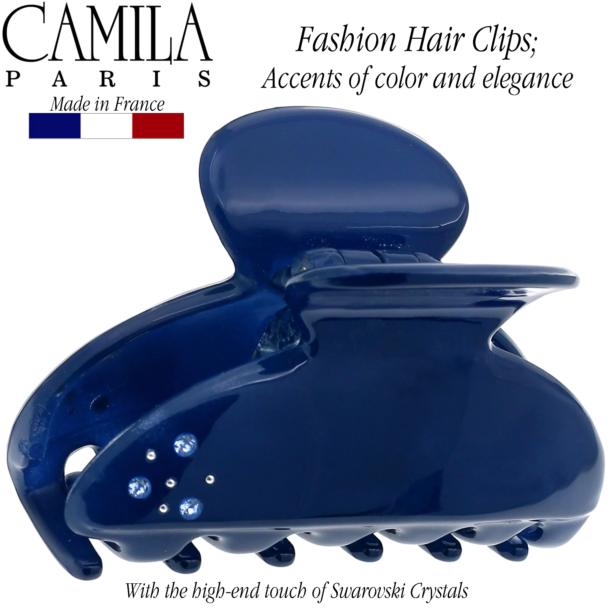 Camila Paris Cheeky Hair Clip Swarovski Crystals - Image 24