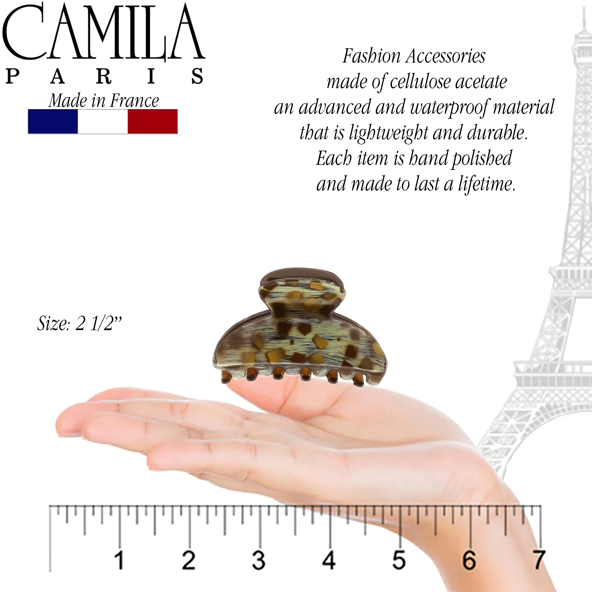 Camila Paris Cheeky Hair Clip Swarovski Crystals - Image 30