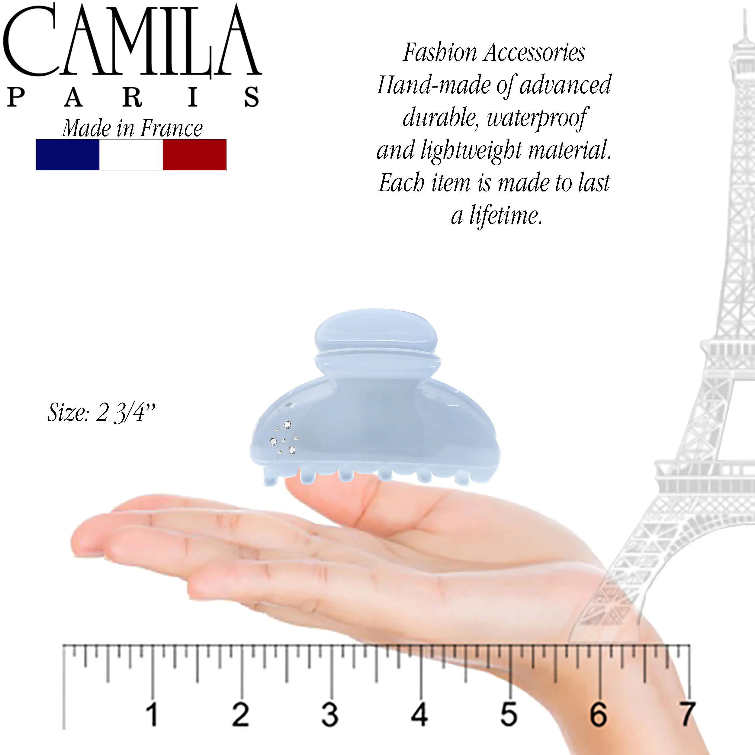 Camila Paris Cheeky Hair Clip Swarovski Crystals - Image 8