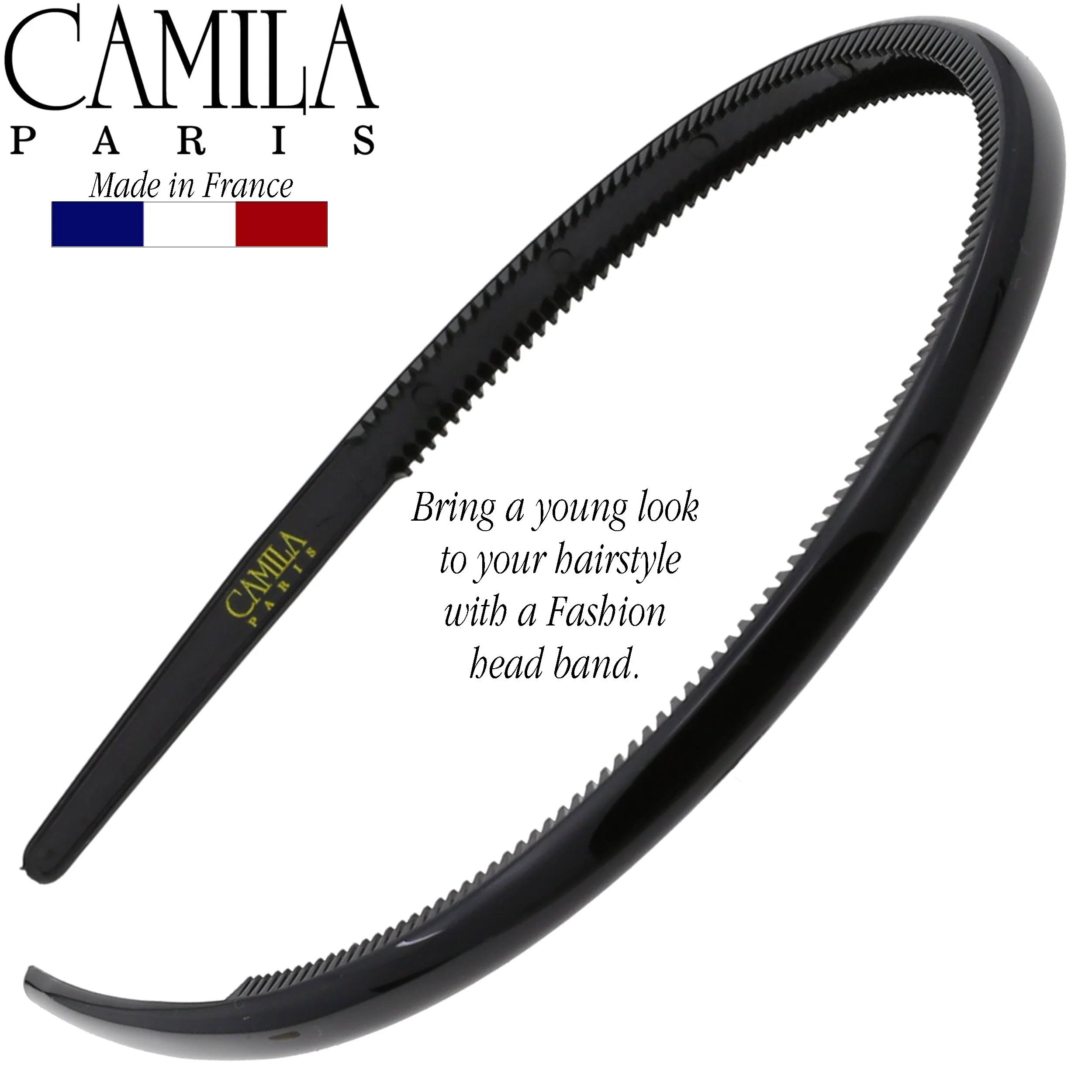 Camila Paris Classic Comfort Flexible Headband 0.25" Wide - Image 11