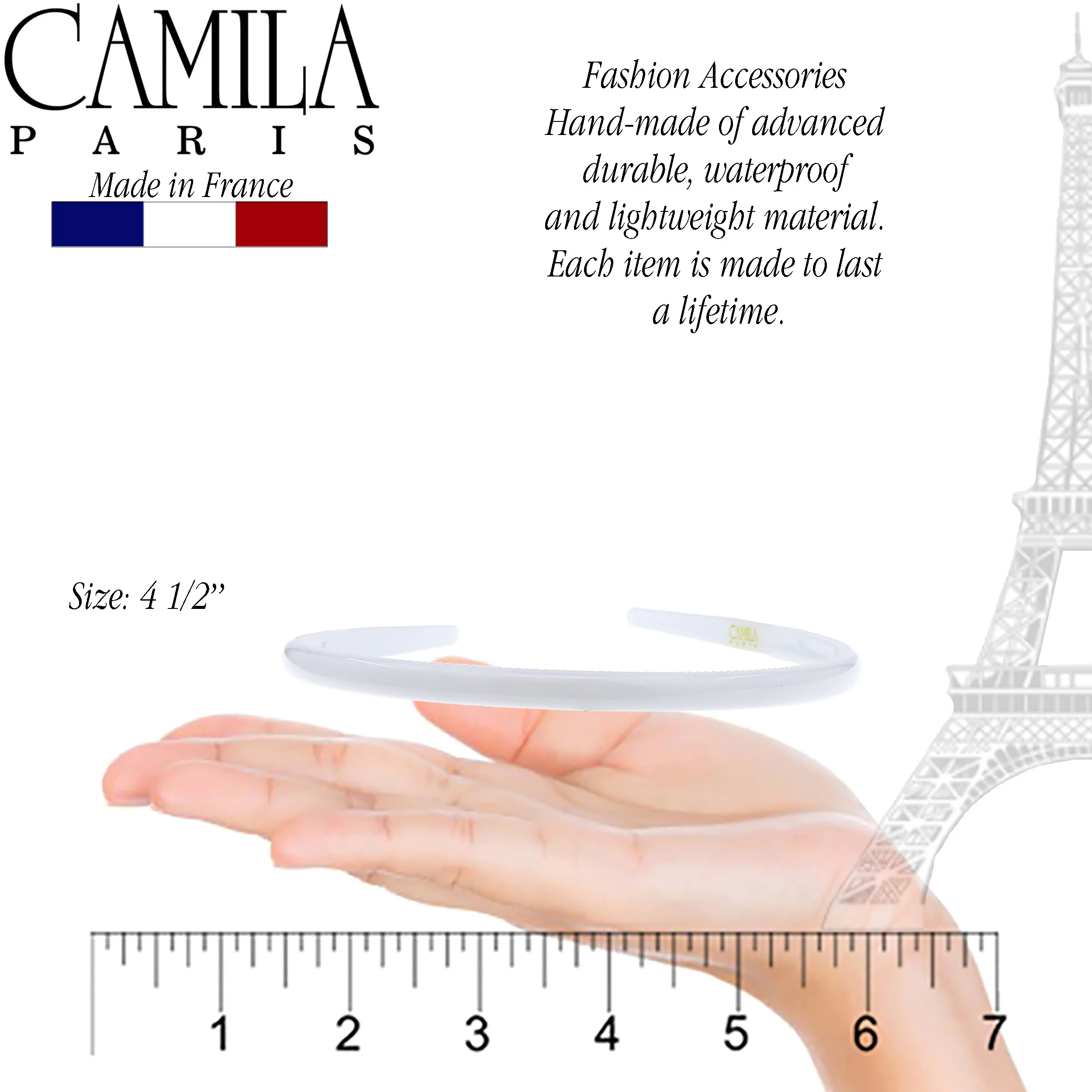 Camila Paris Classic Comfort Flexible Headband 0.25" Wide - Image 13