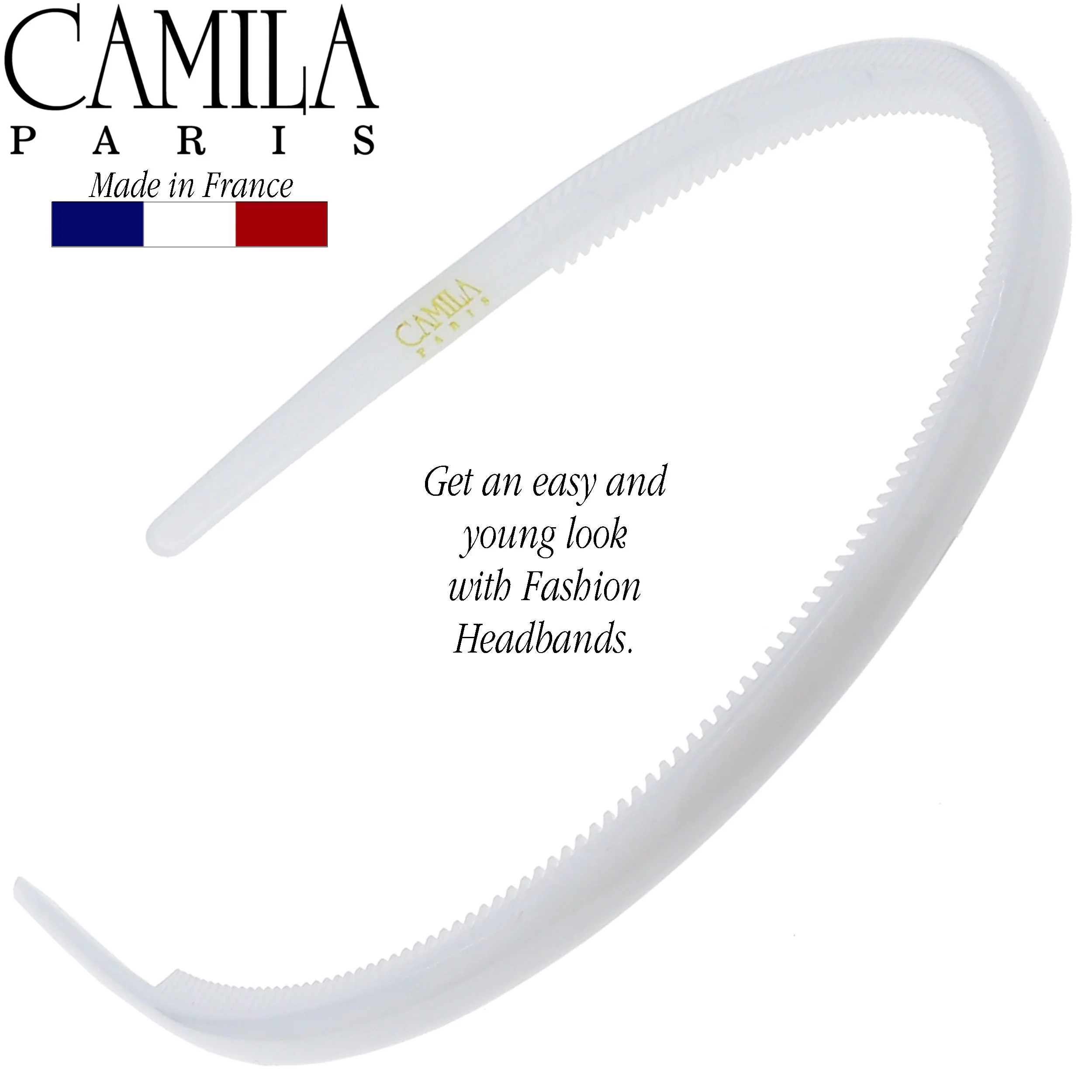 Camila Paris Classic Comfort Flexible Headband 0.25" Wide - Image 14