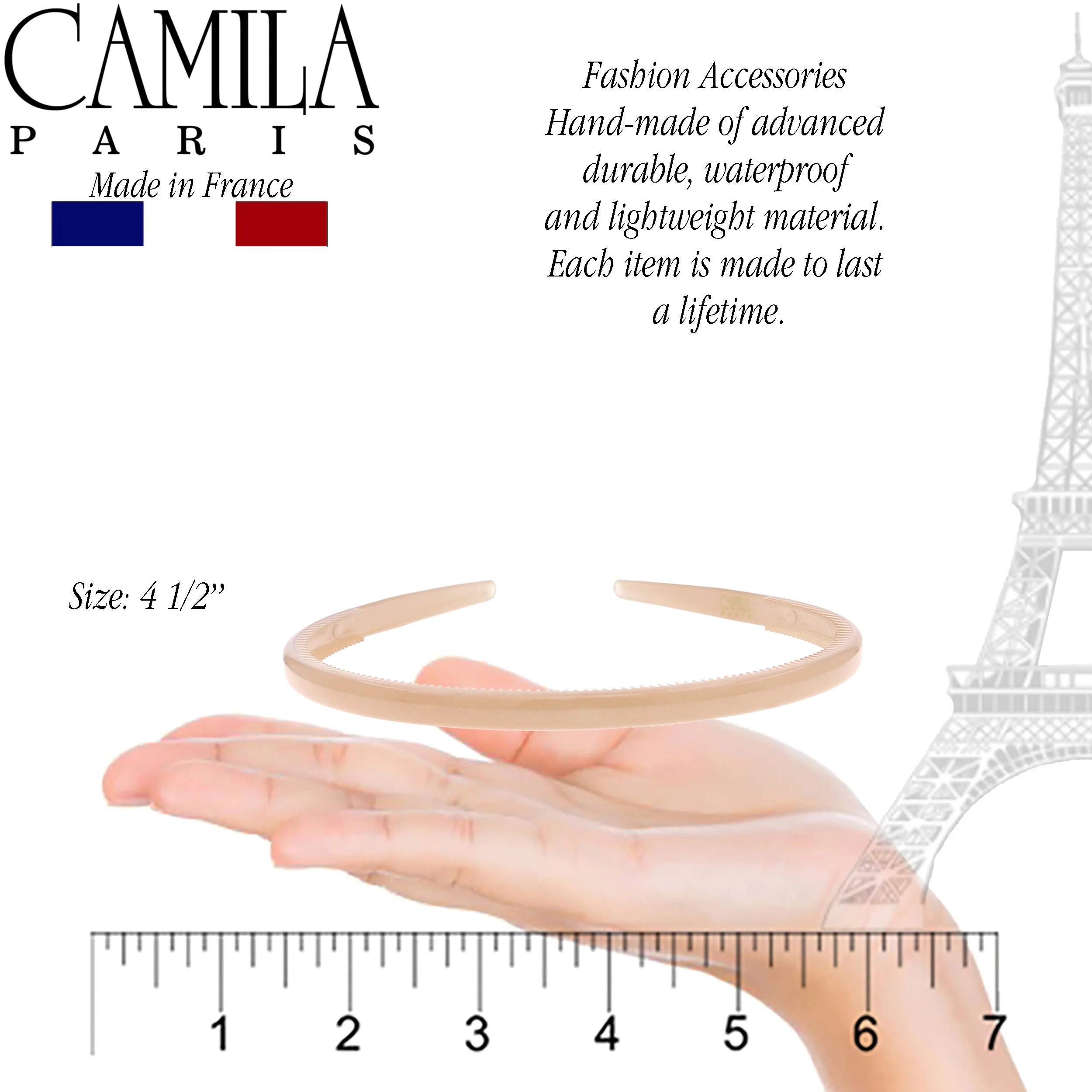 Camila Paris Classic Comfort Flexible Headband 0.25" Wide - Image 19
