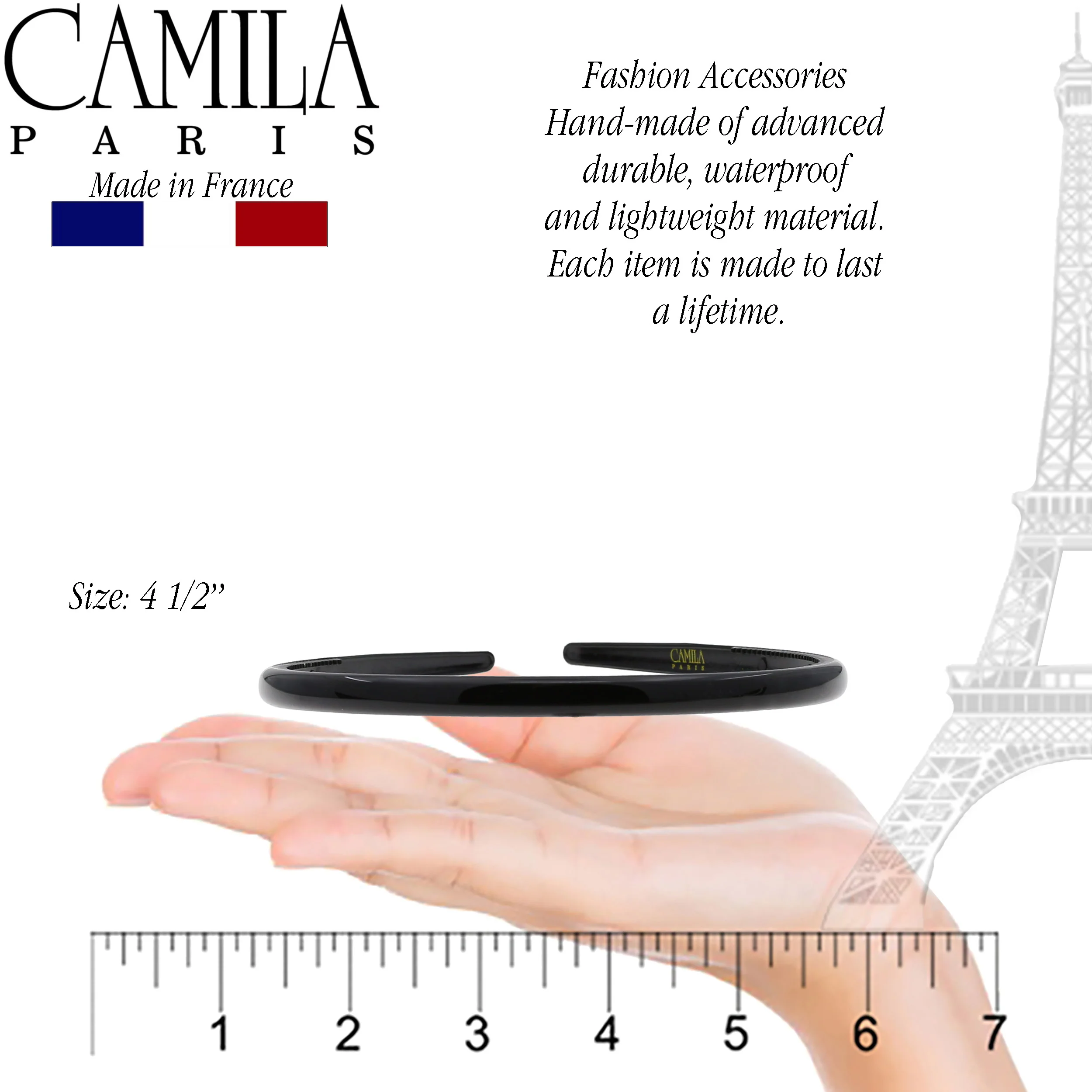 Camila Paris Classic Comfort Flexible Headband 0.25" Wide - Image 7
