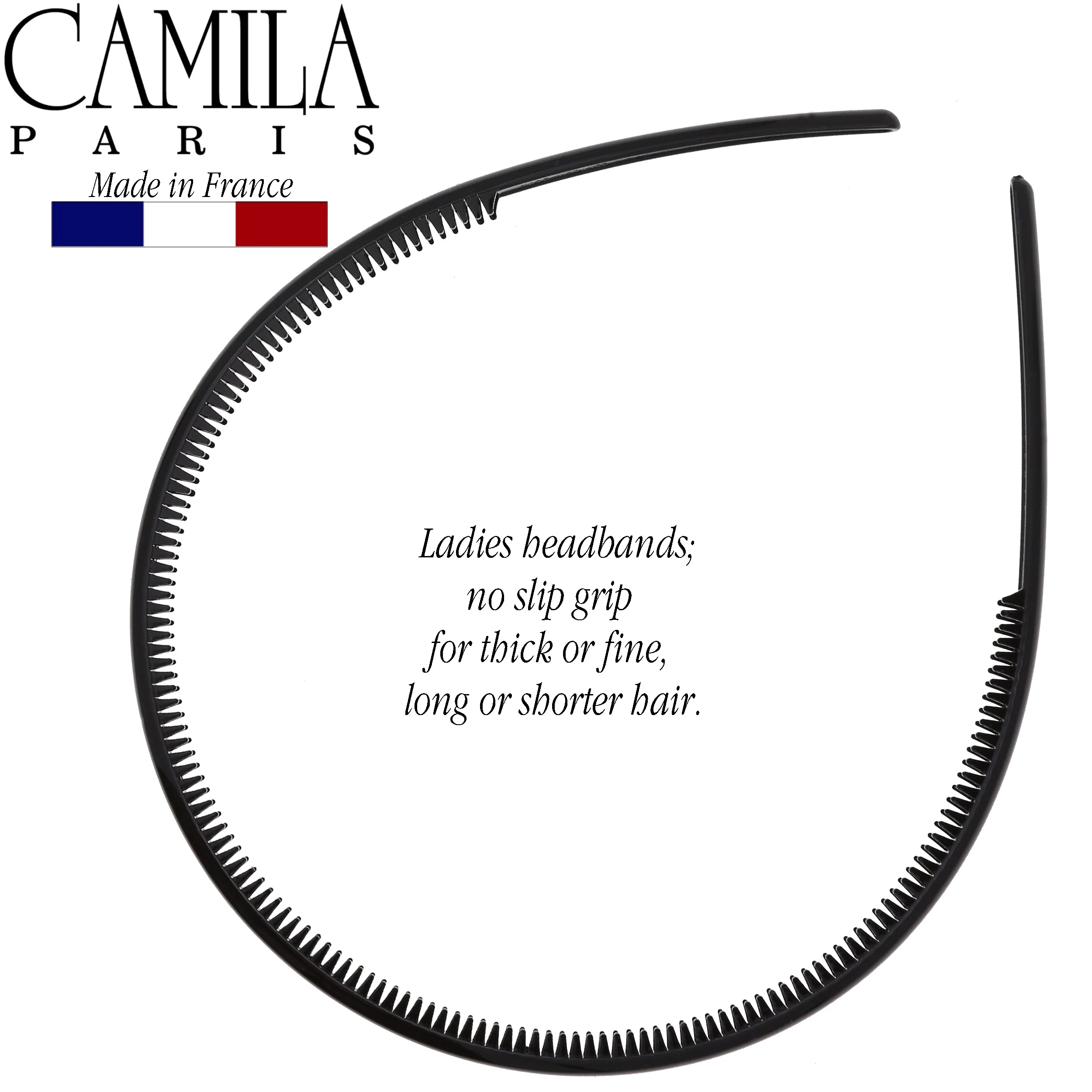 Camila Paris Classic Comfort Flexible Headband 0.25" Wide - Image 8