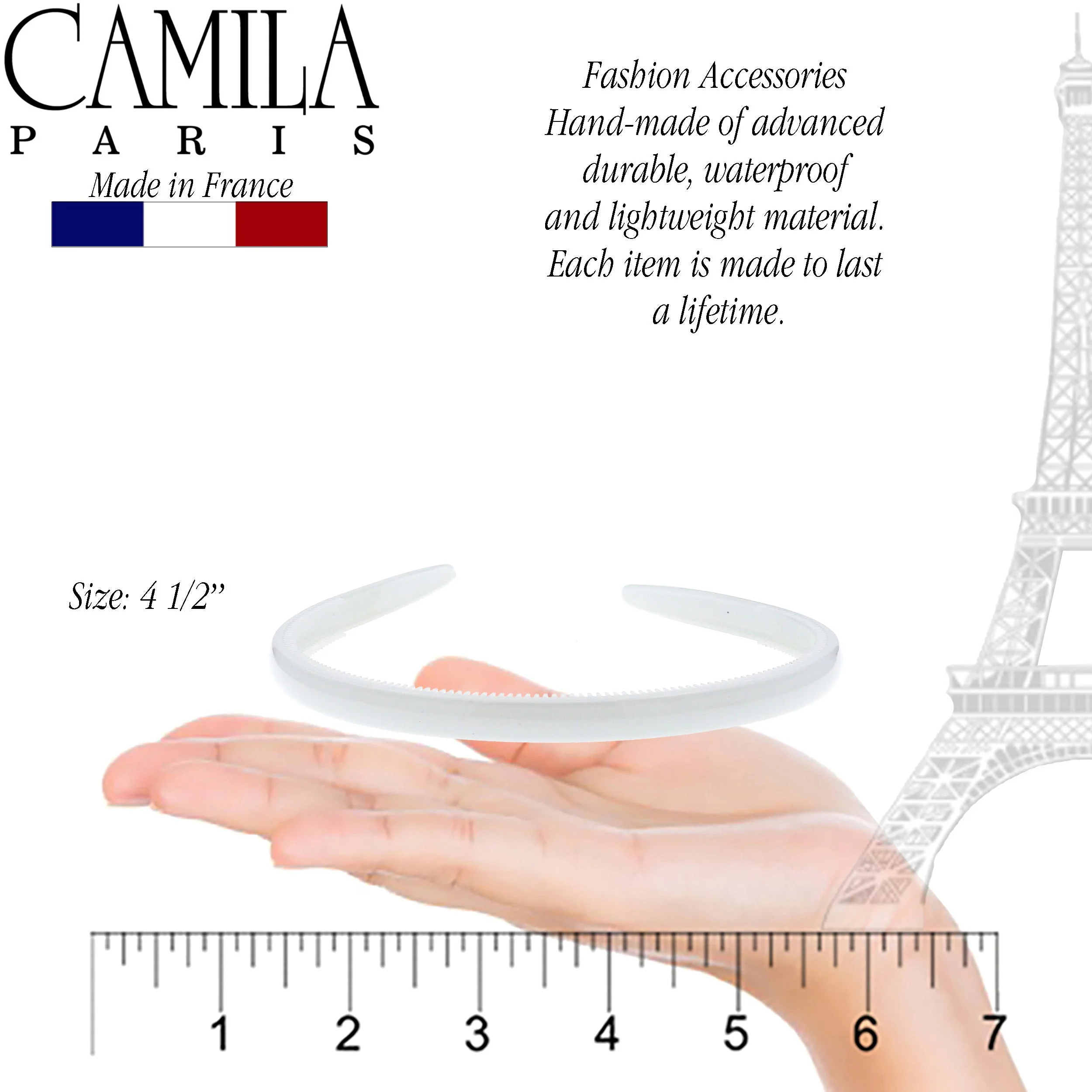 Camila Paris Classic Comfort Flexible Headband 0.35" Wide - Image 14