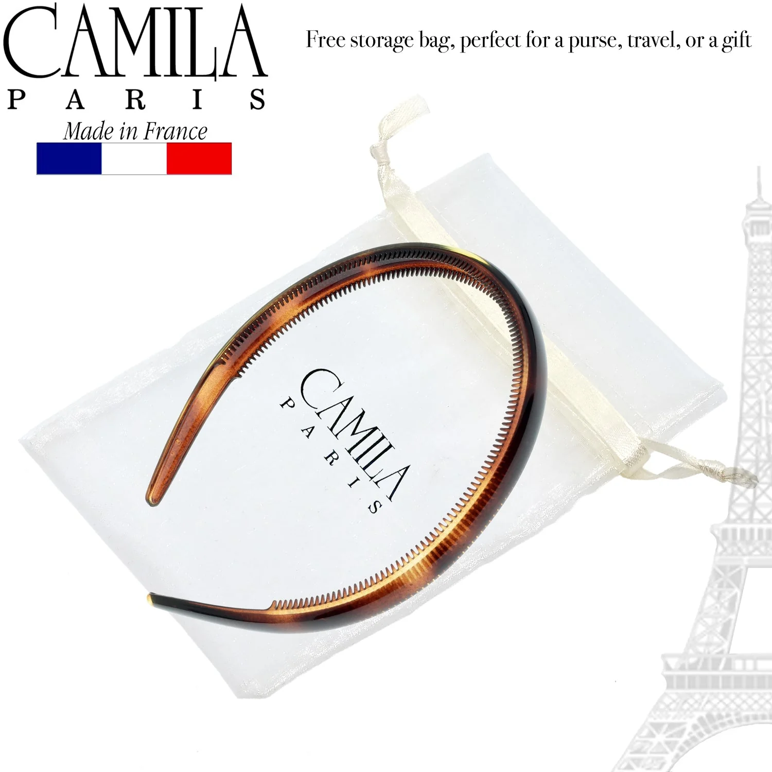 Camila Paris Classic Comfort Flexible Headband 0.35" Wide - Image 4