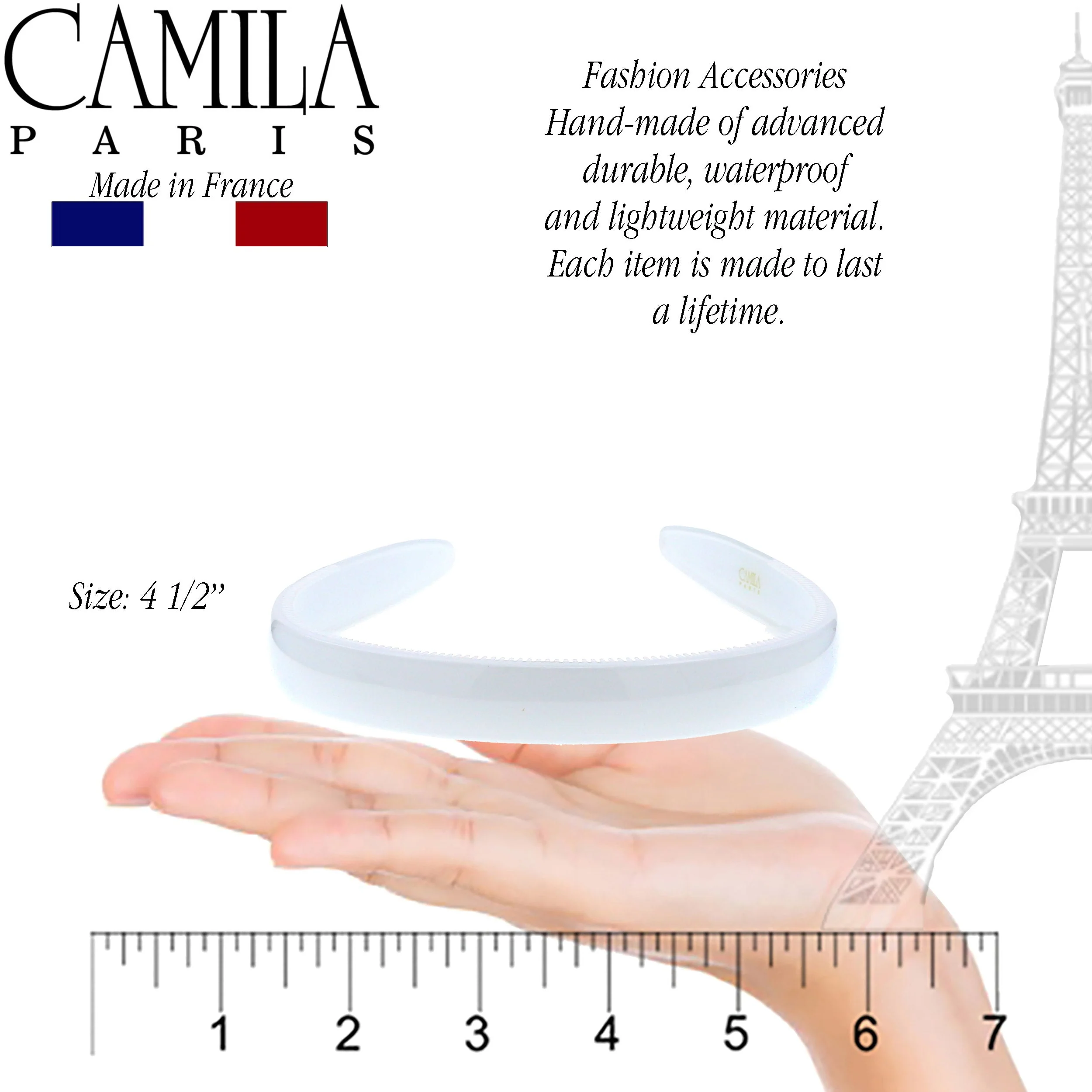 Camila Paris Classic Comfort Flexible Headband 0.5" Wide - Image 14