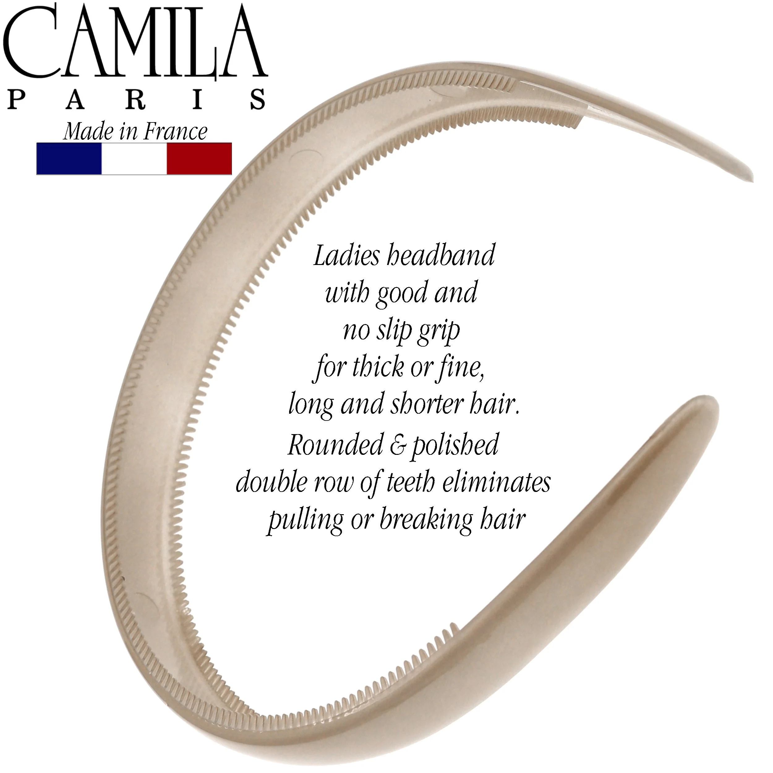 Camila Paris Classic Comfort Flexible Headband 0.5" Wide - Image 19