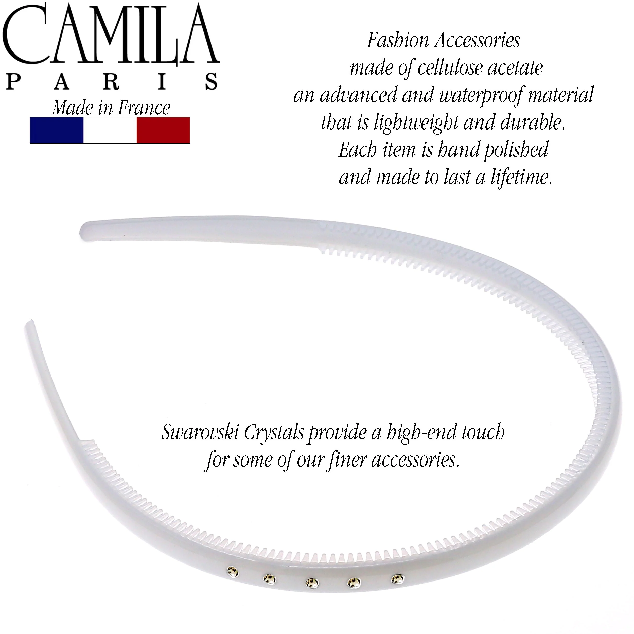 Camila Paris Classic Comfort Flexible Headband 0.5" Wide - Image 23